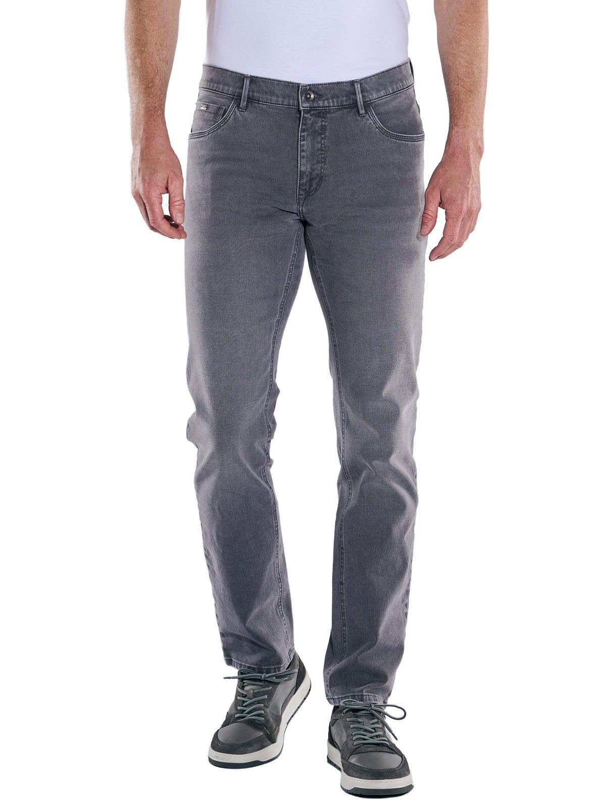 Engbers Stretch-Jeans engbers Herren Super-Stretch-Jeans regular, Grau