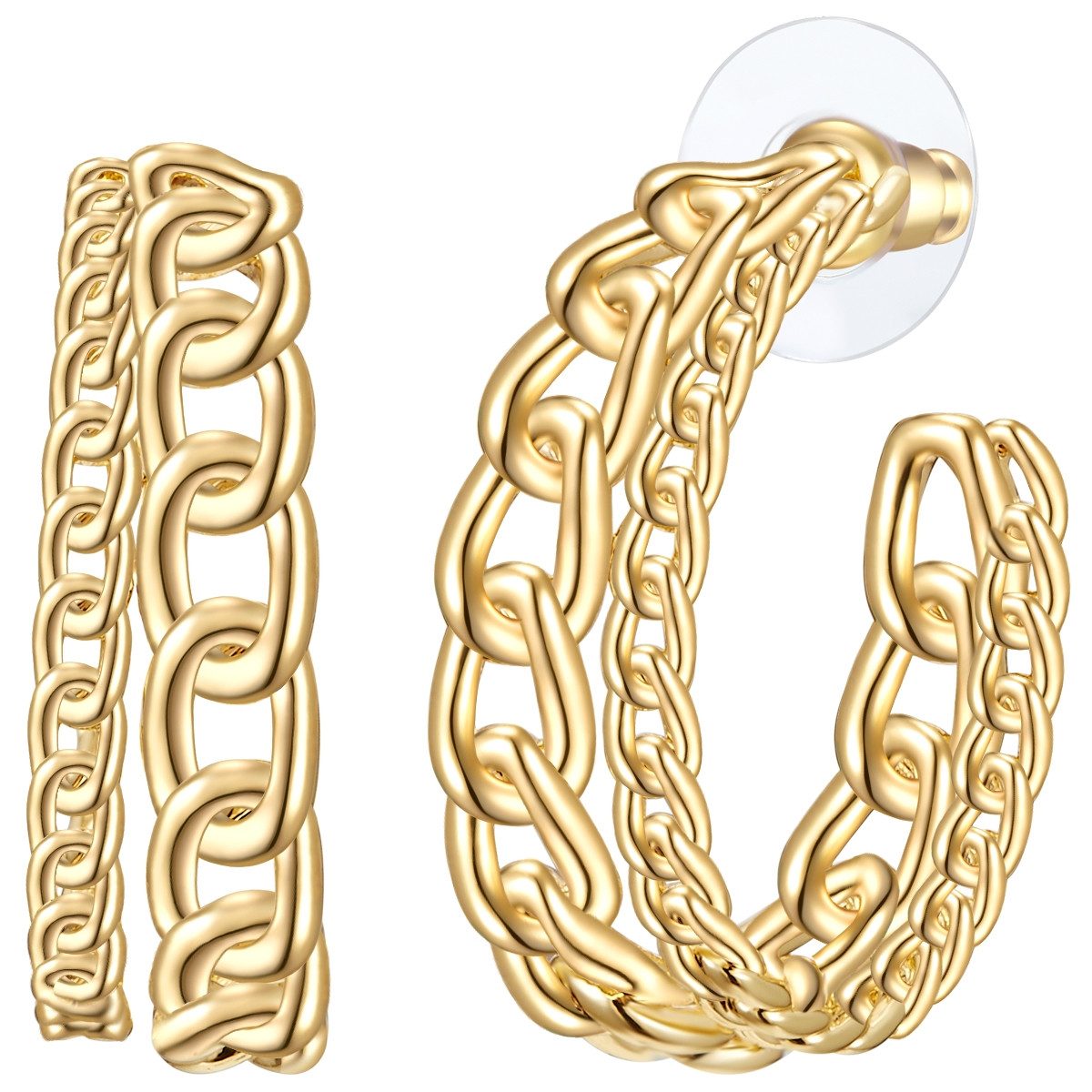 Lulu & Jane Paar Creolen Set: AV176 (2-tlg)