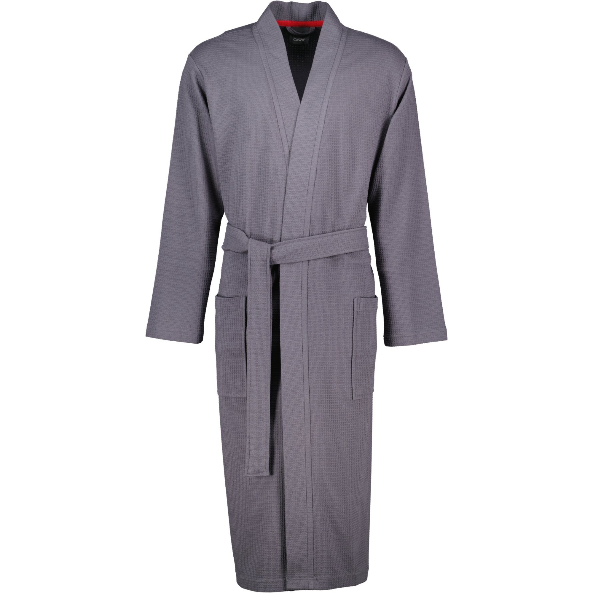 Cawö Home Herrenbademantel 816 Kimono Pique, günstig online kaufen