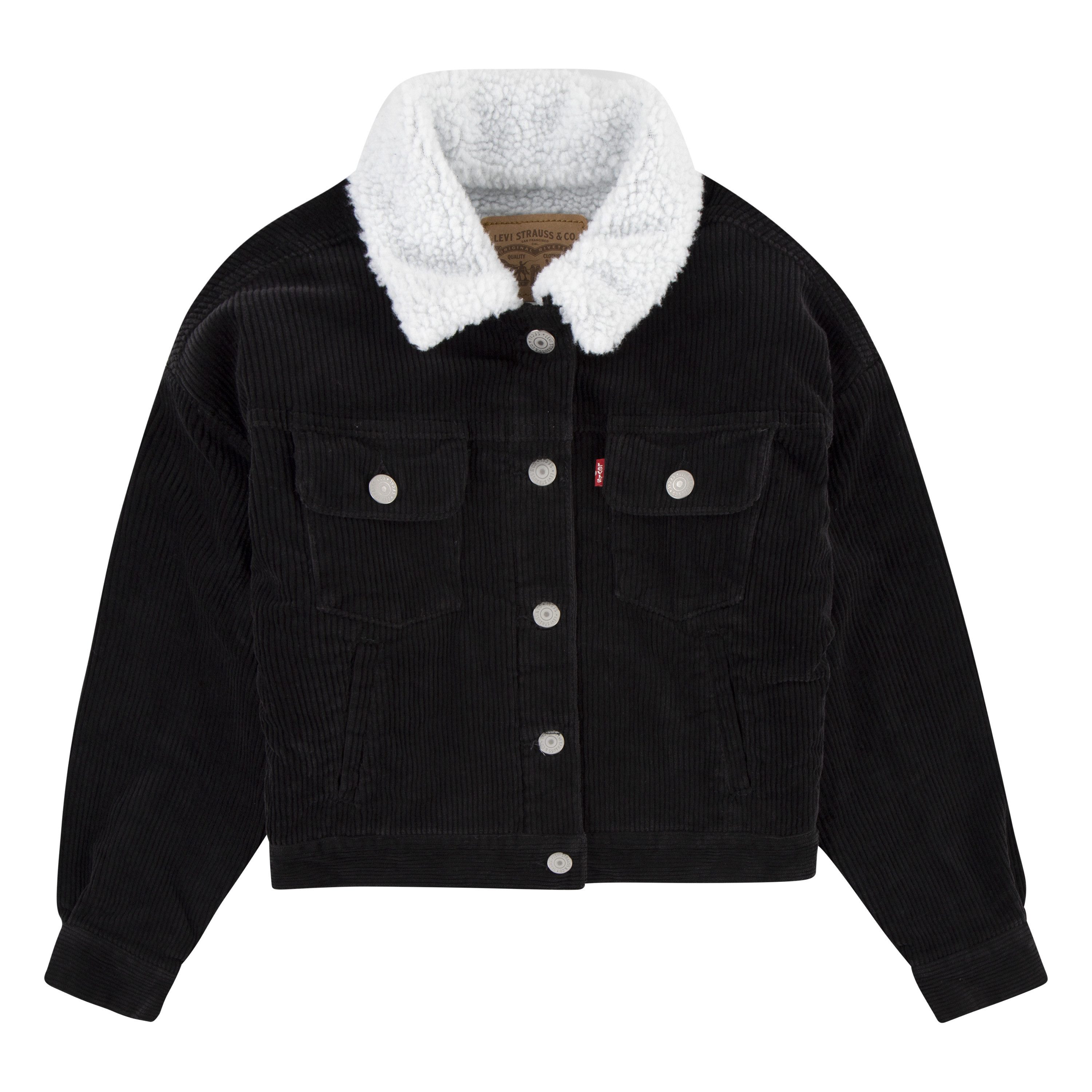 Levi's® Kids Cordjacke LVG BABY BAGGY CORDUROY TRUCKE mit Fellimitatkragen, for Girls