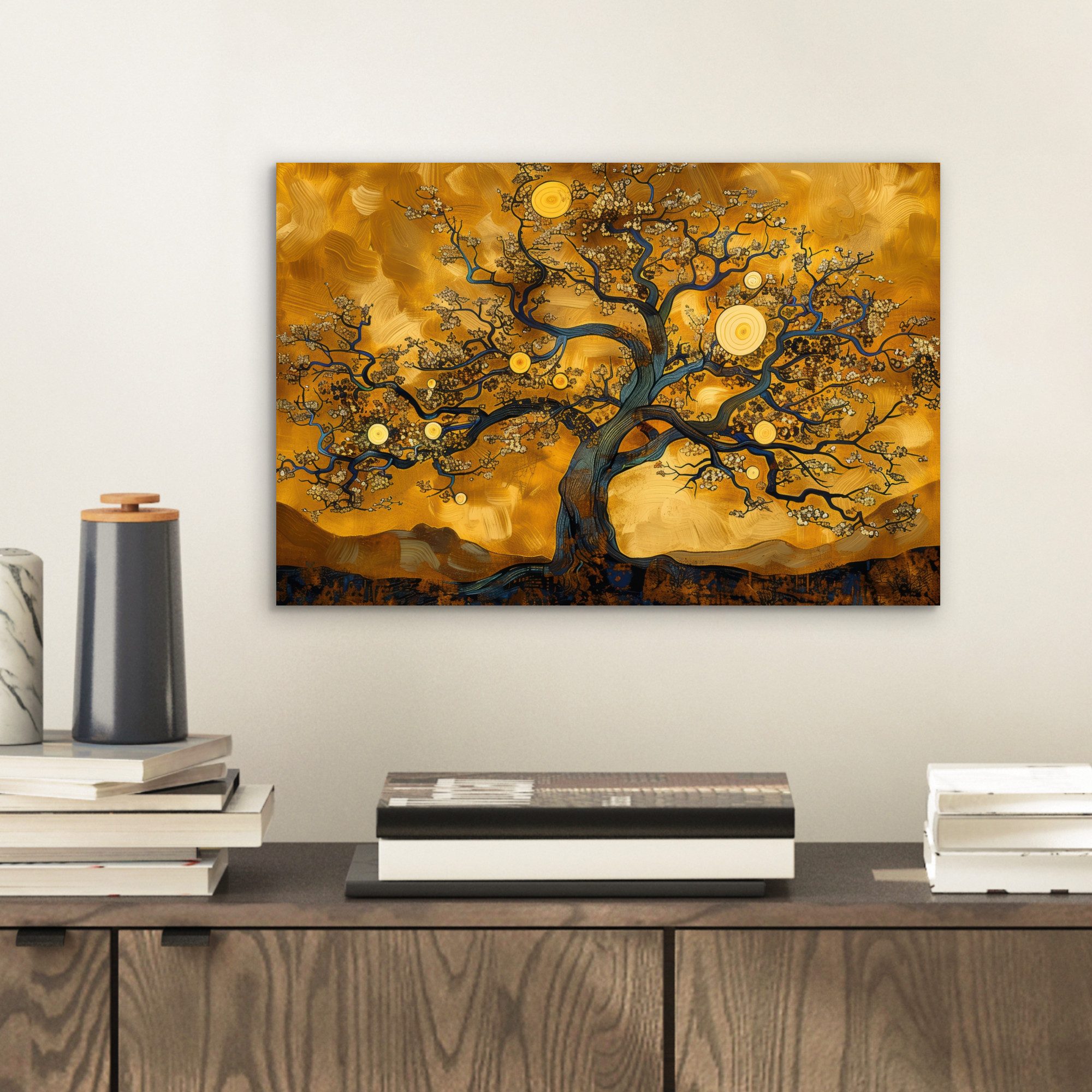 MuchoWow Metallbild Baum - Baum des günstig online kaufen