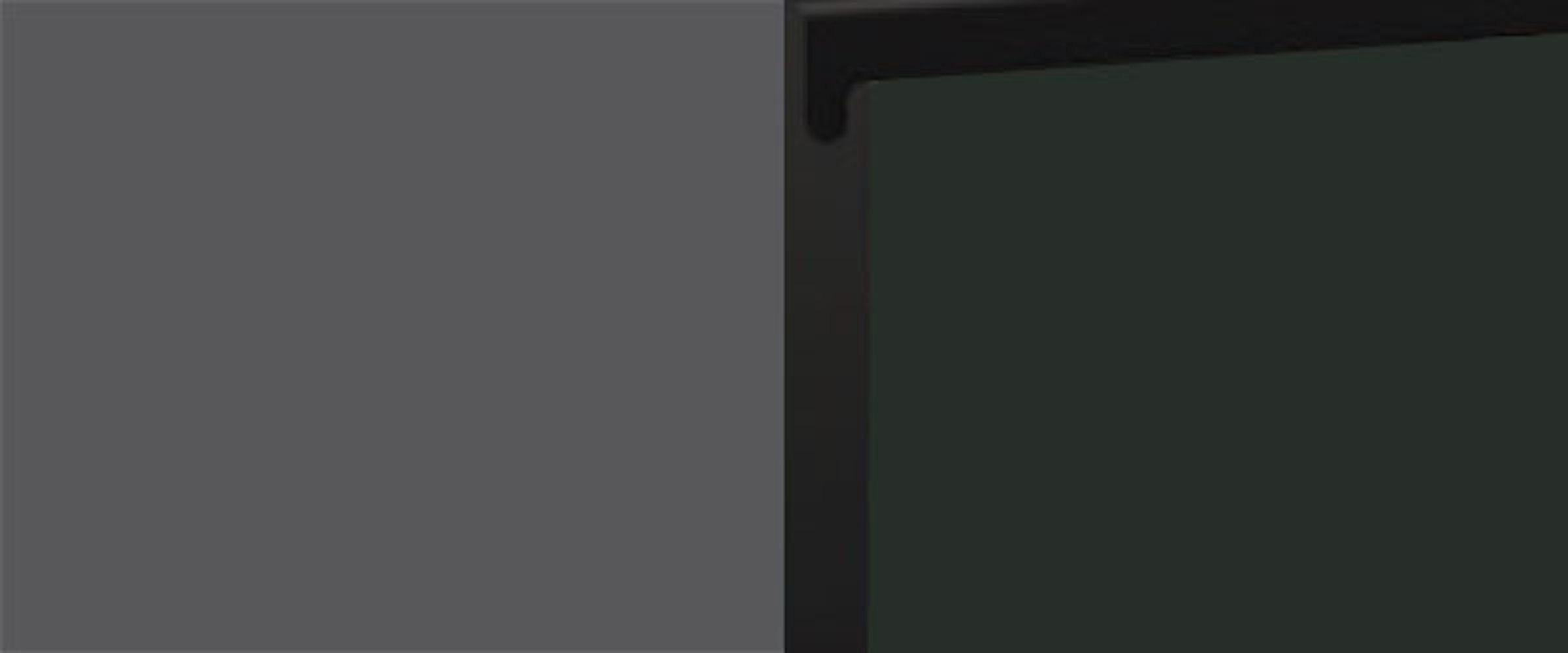 Feldmann-Wohnen Spülenunterschrank Velden Front- 1 (Vollauszug) matt & smaragdgrün wählbar grifflos Schublade 80cm Korpusfarbe super