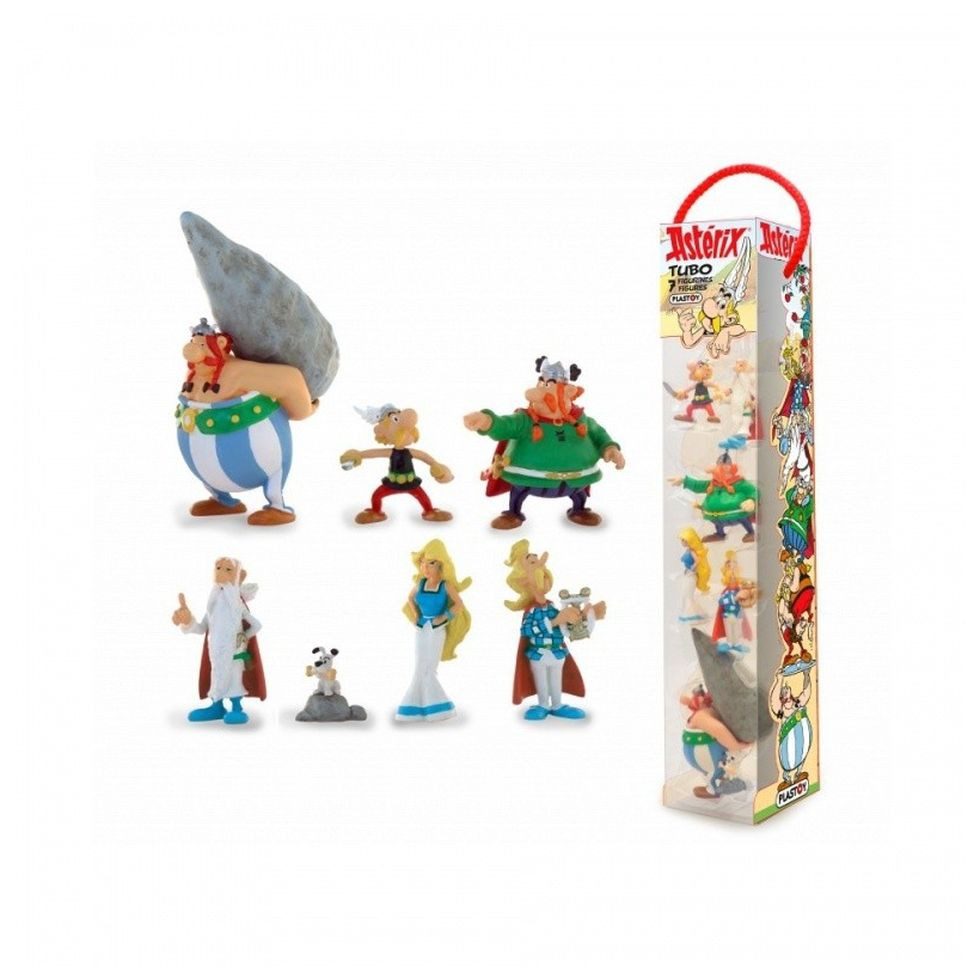 Plastoy Spiel, Asterix - Tube Asterix Dorfbewohner (7 Figuren)