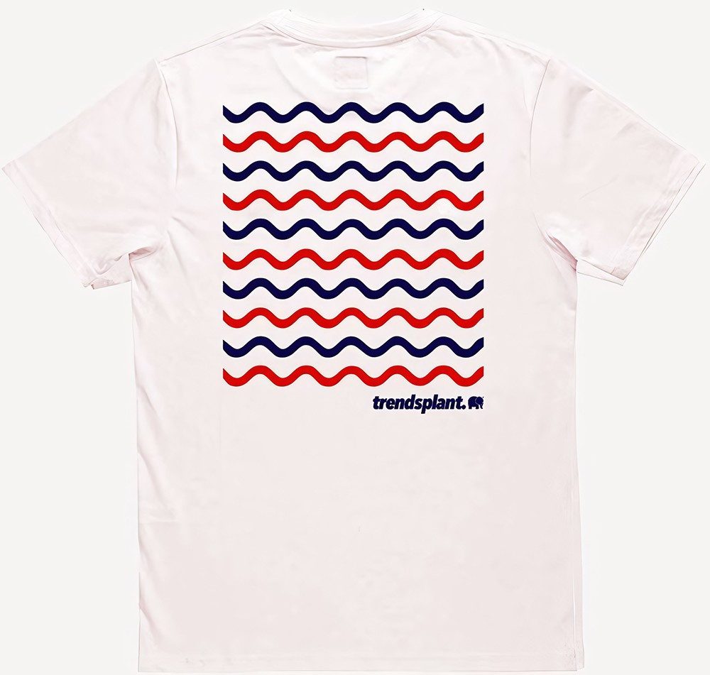 Trendsplant T-Shirt Explanada Organic T-Shirt White günstig online kaufen