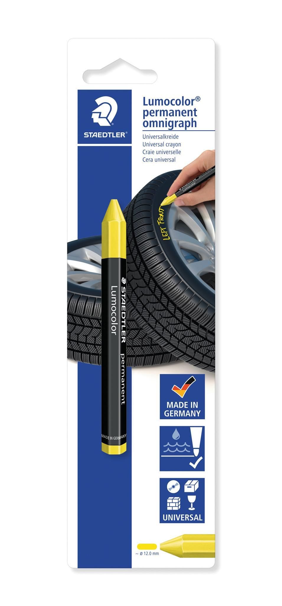 STAEDTLER Wachsmalstift Staedtler Universalkreide Lumo per BK Reifen