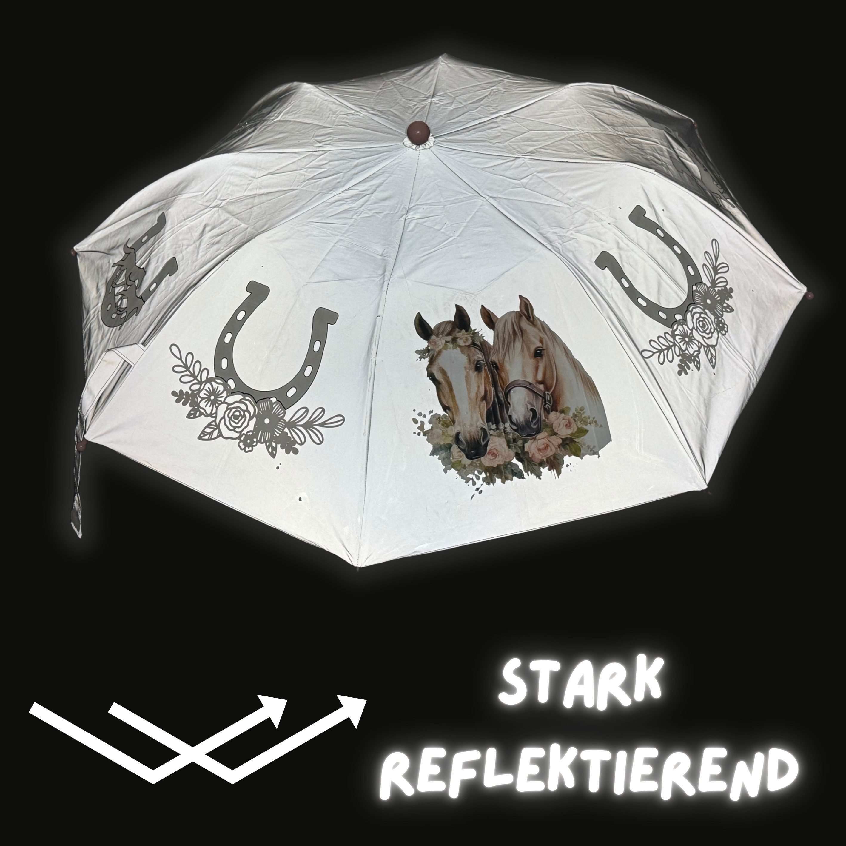 HECKBO Taschenregenschirm Magic Kinder Jungen Mädchen Regenschirm wechselt bei Regen die Farbe, mit Reflektoren an der Seite – Bild 4 von 5