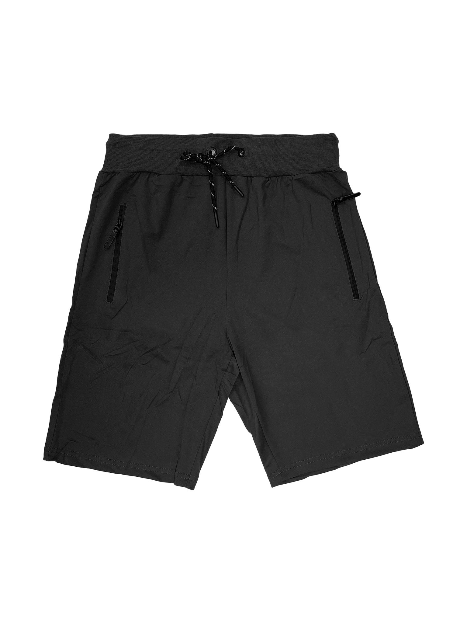 Max Men Sweatshorts elastischer Bund Kordelzug bequeme Kurze für Herren Baumwolle Regular Fit unifarben atmungsaktiv Kordelzug