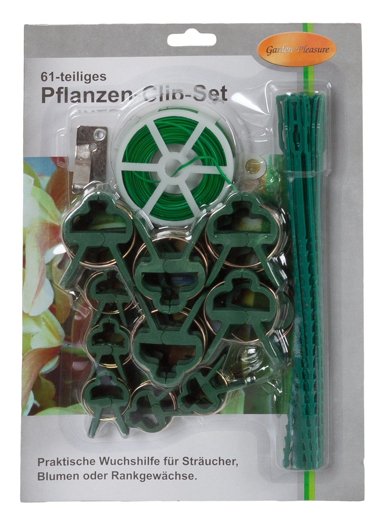 Jardinion Gartenpflege-Set, Pflanzenhalter, Rankenhilfe, Pflanzbefestigung günstig online kaufen