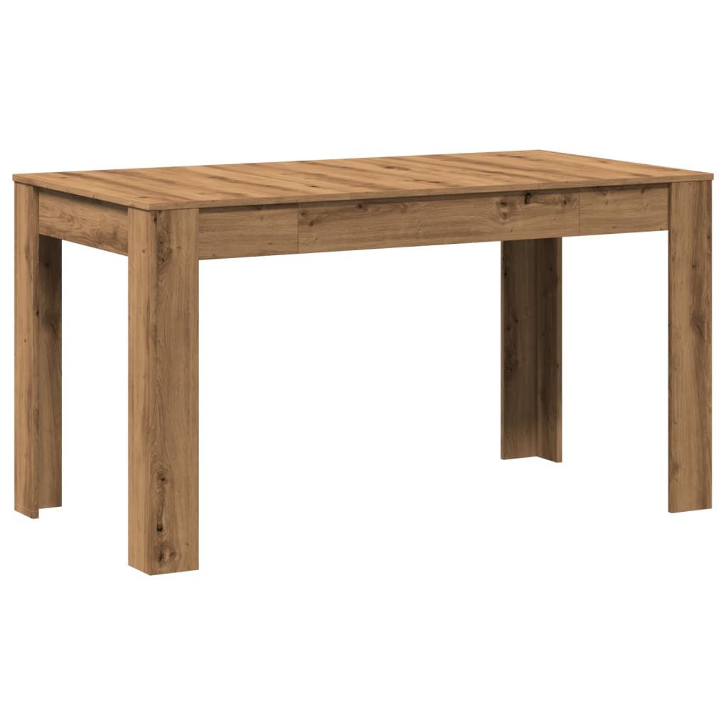 vidaXL Esstisch, Esstisch Artisan-Eiche 140x74,5x76 cm Holzwerkstoff günstig online kaufen