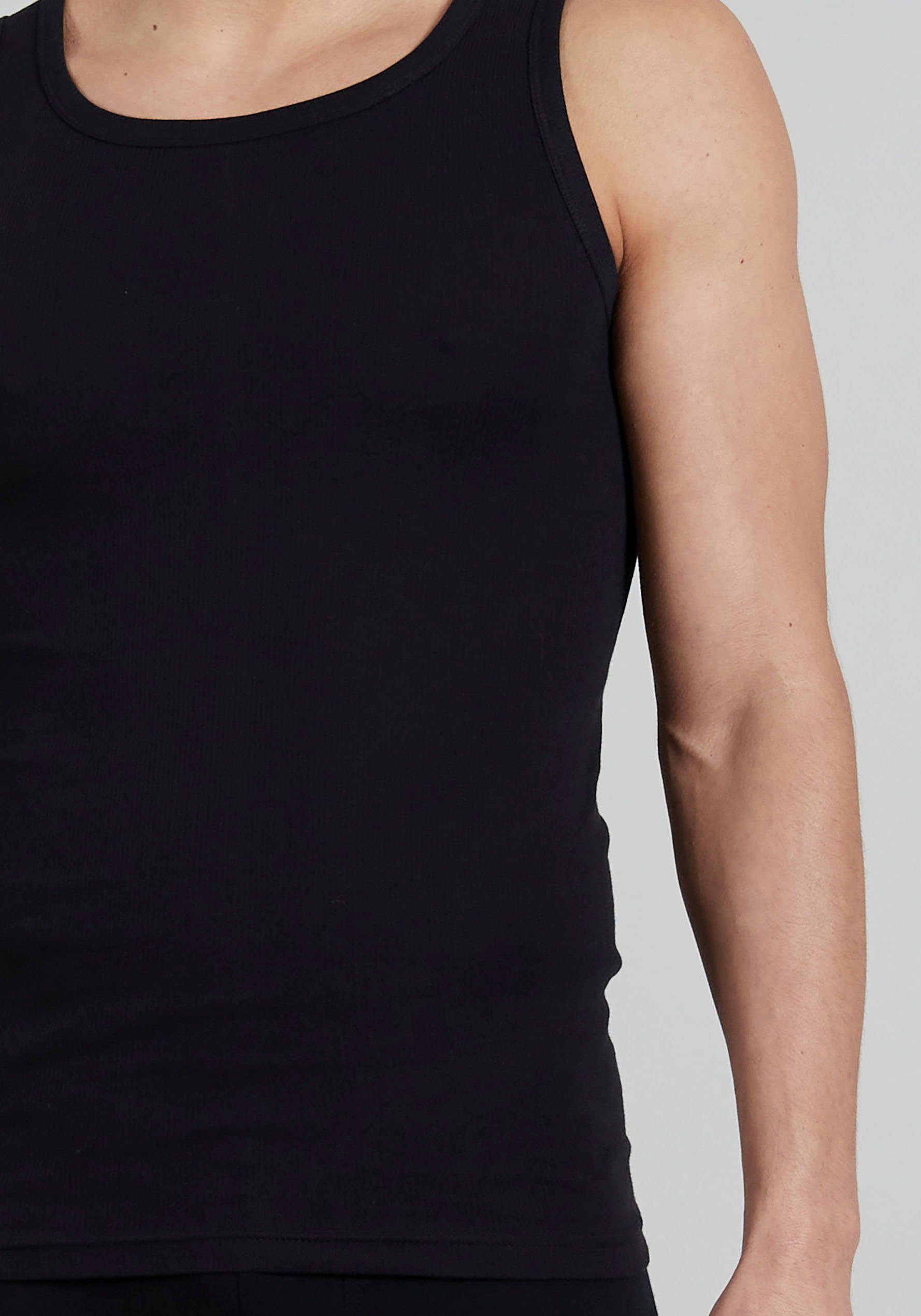 TOM TAILOR Tanktop Montana (2er Pack) Rundhalsausschnitt, slim fit, basic, elastisch, hüftbedeckend – Bild 4 von 5