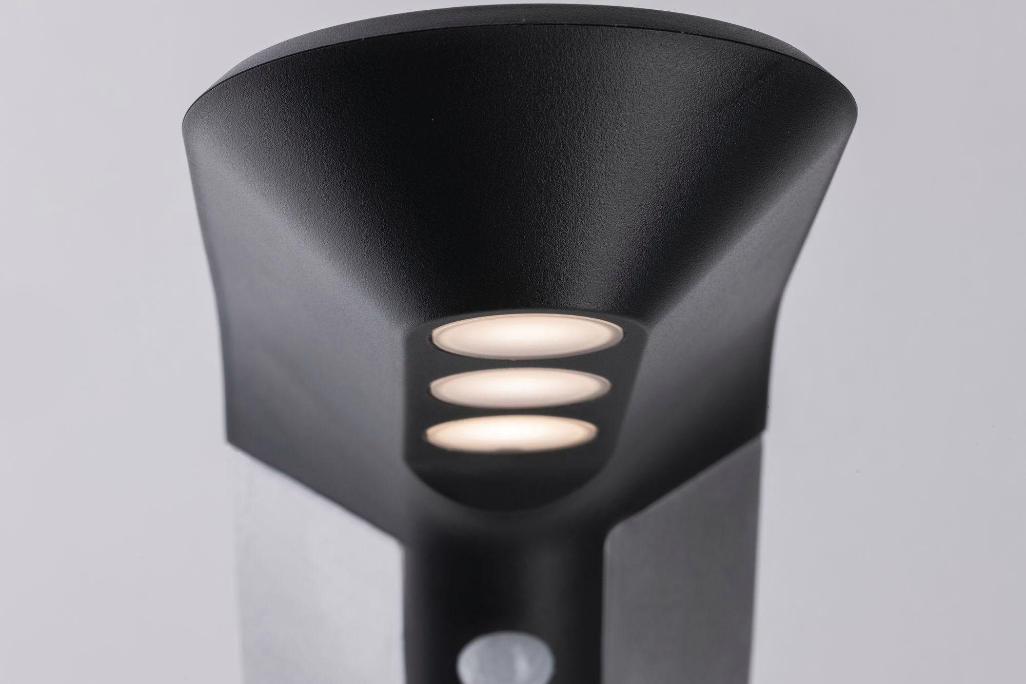 Paulmann LED Pollerleuchte Soley, Memoryfunktion, mehrere Helligkeitsstufen, LED fest integriert, Warmweiß, LED-Modul