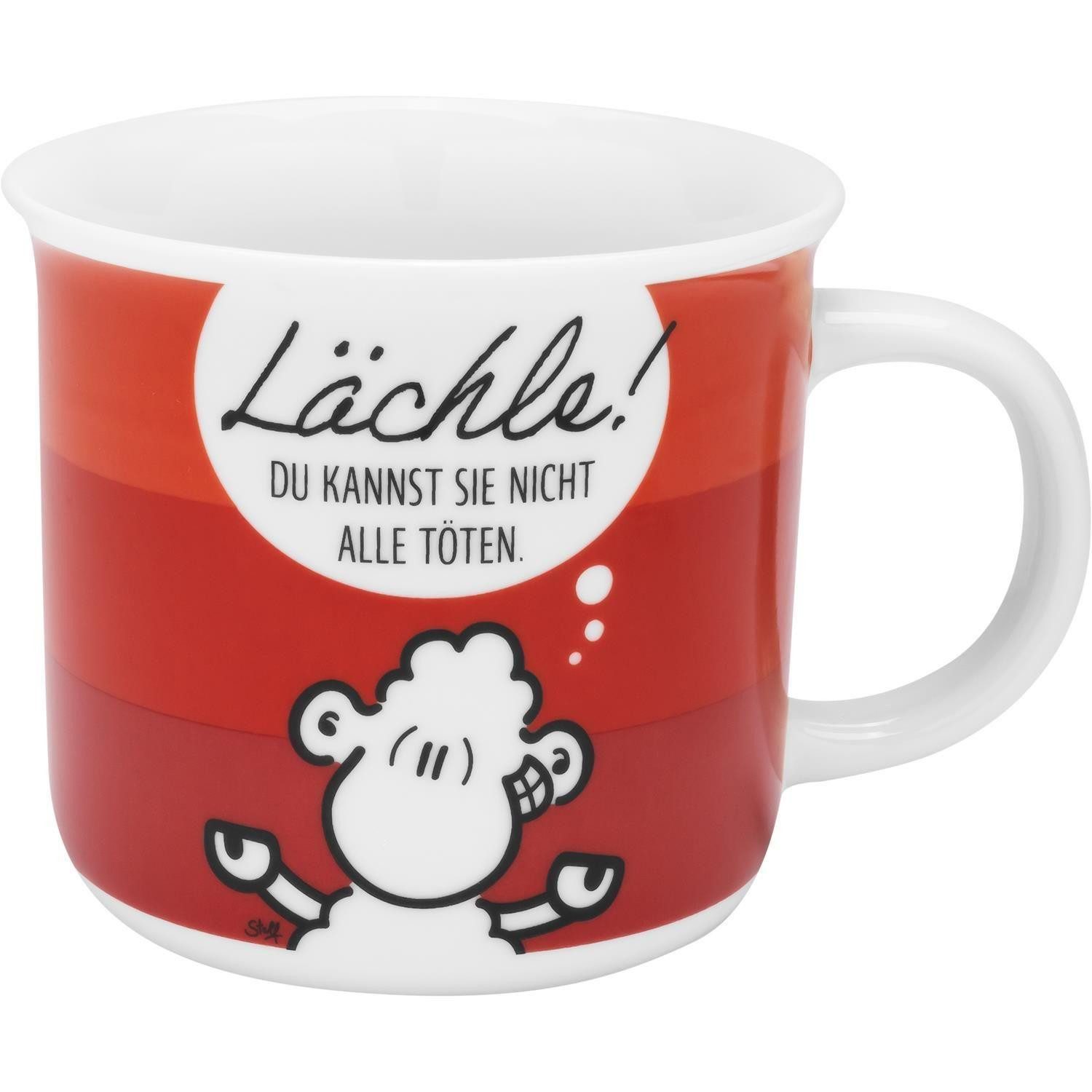 Tasse Tasse in Geschenkbox Motiv Lächle