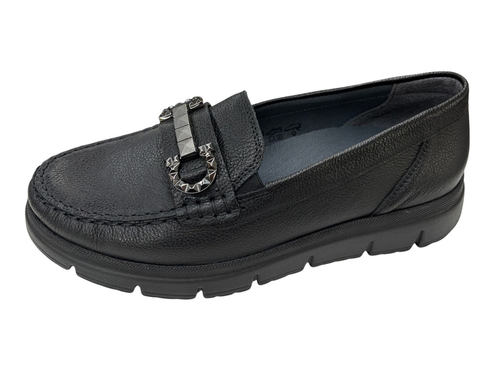 Waldläufer Waldläufer Damen Mokassin H-Pina 906505-139-001 schwarz Mokassin