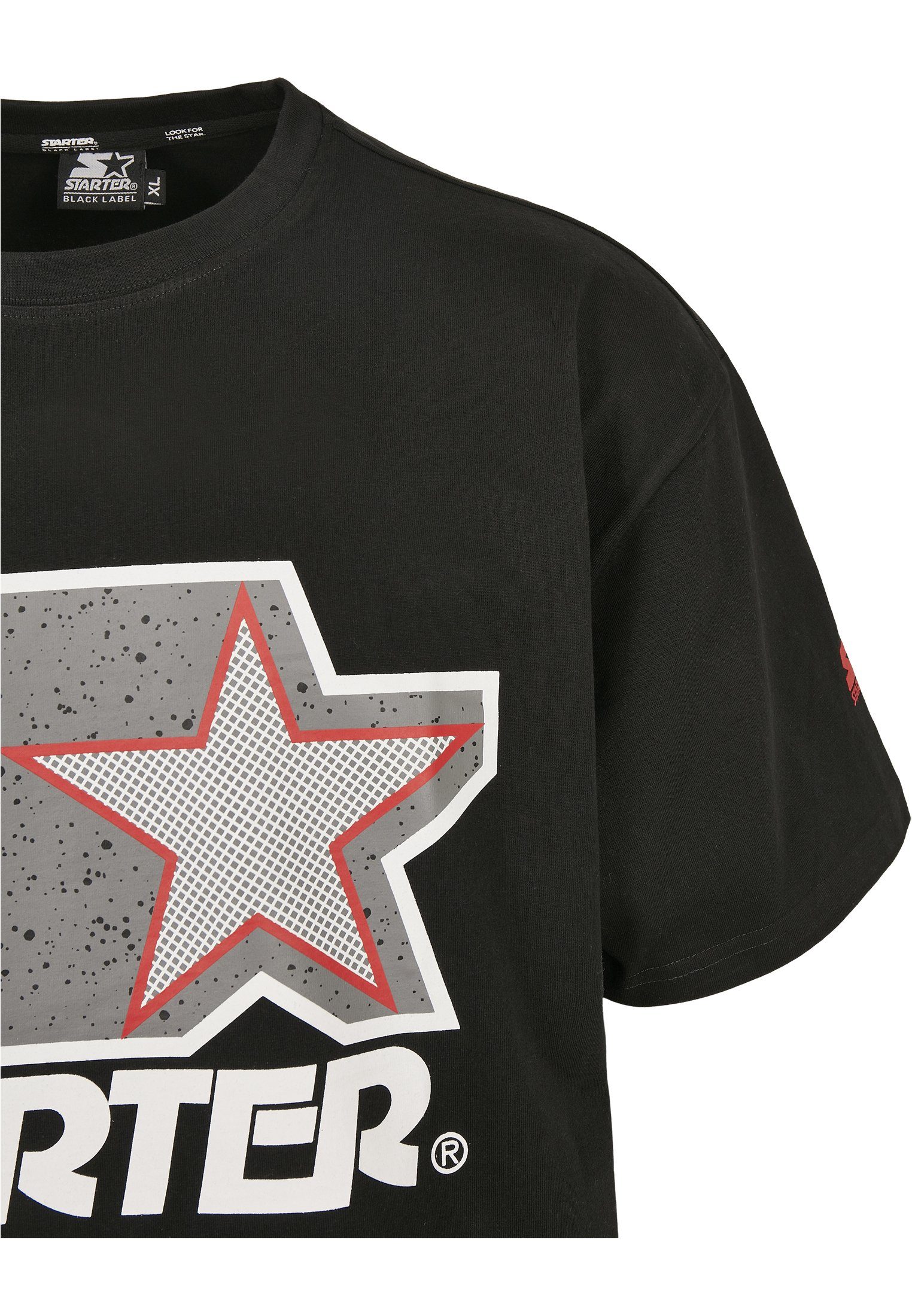 Tee Logo Starter black/grey Multicolored Starter T-Shirt Herren (1-tlg)