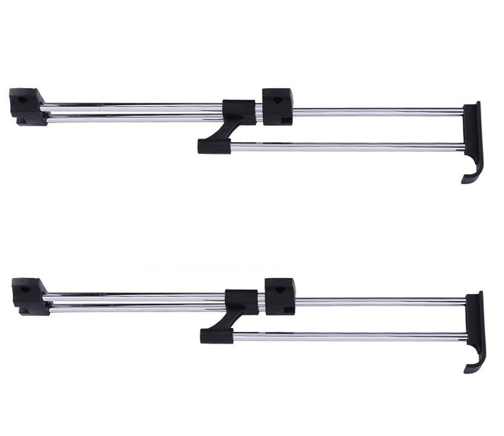 BAYLI Kleiderstange 2er Set Kleiderbügelhalter ausziehbar 30-52 cm, auszieh günstig online kaufen