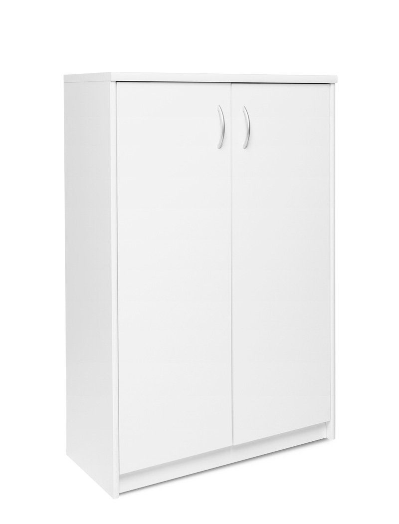 expendio Kommode »Koblenz 12A«, weiß 74x111x35cm Hochkommode mit viel