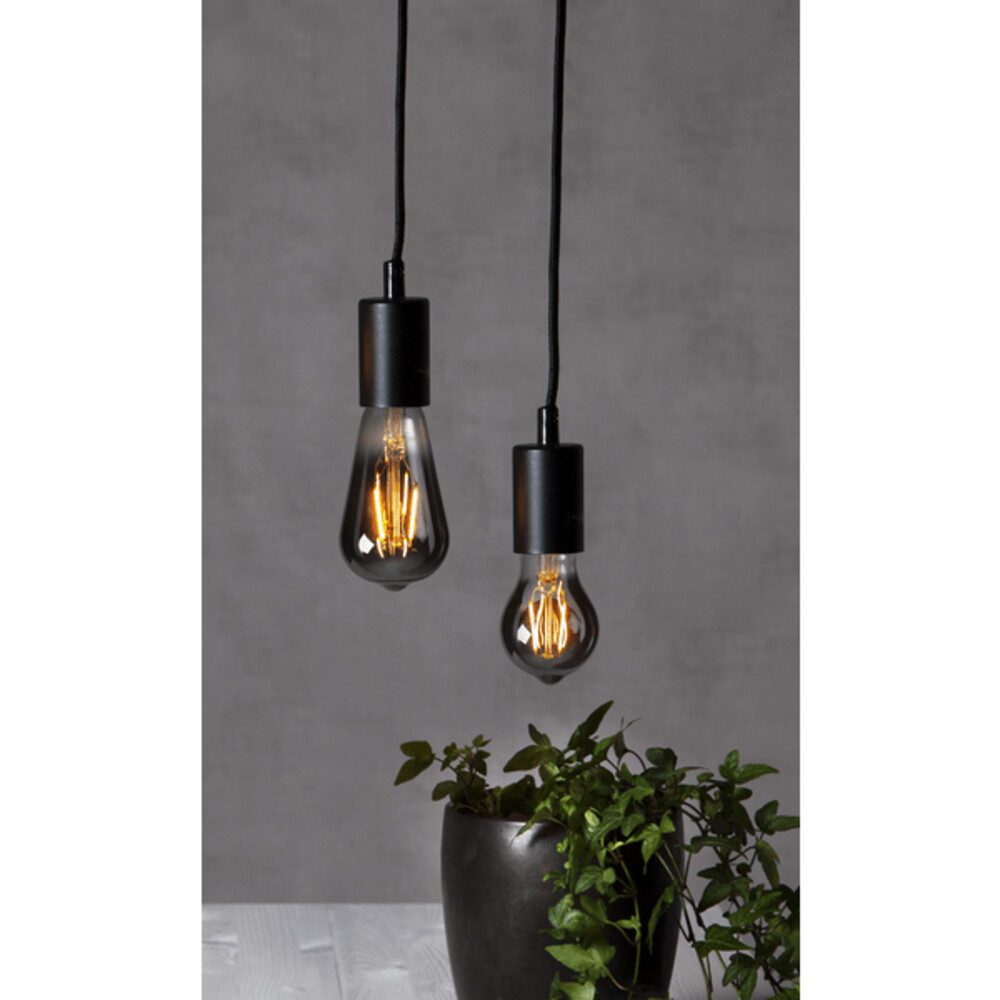 STAR TRADING LED-Leuchtmittel "Plain Smoke" E27, 1,8W, 2100K, 80lm, warmweiß, Ra: 80, E27, warmweiß
