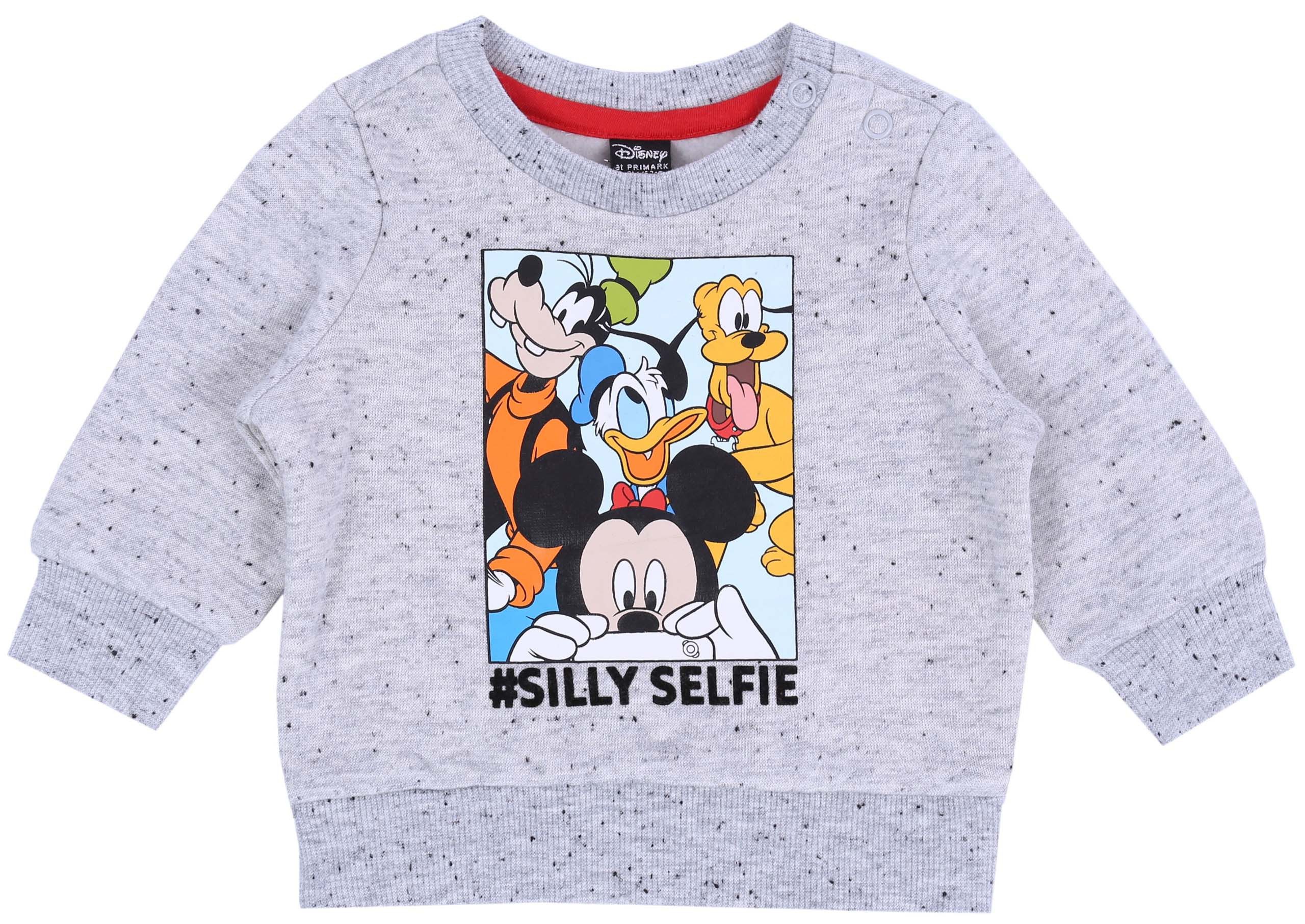 Sarcia.eu Trainingsanzug Set: Hose + Bluse Mickey Maus DISNEY 9-12 Monate