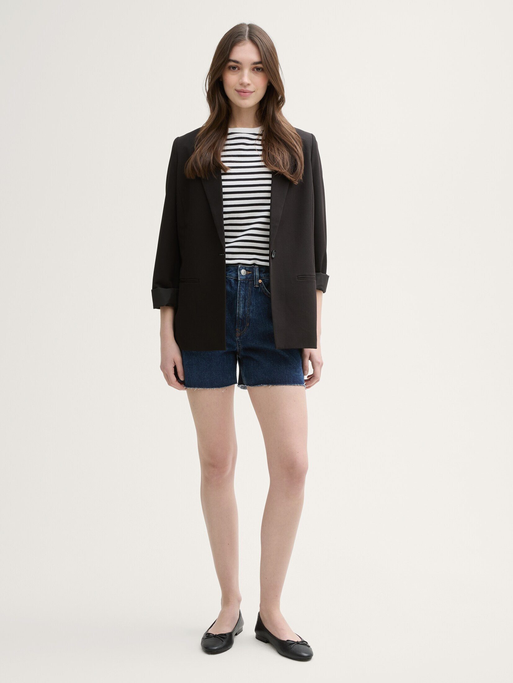 TOM TAILOR Denim Jeansshorts Jeanshosen TTLINLEY MOM Jeans Shorts