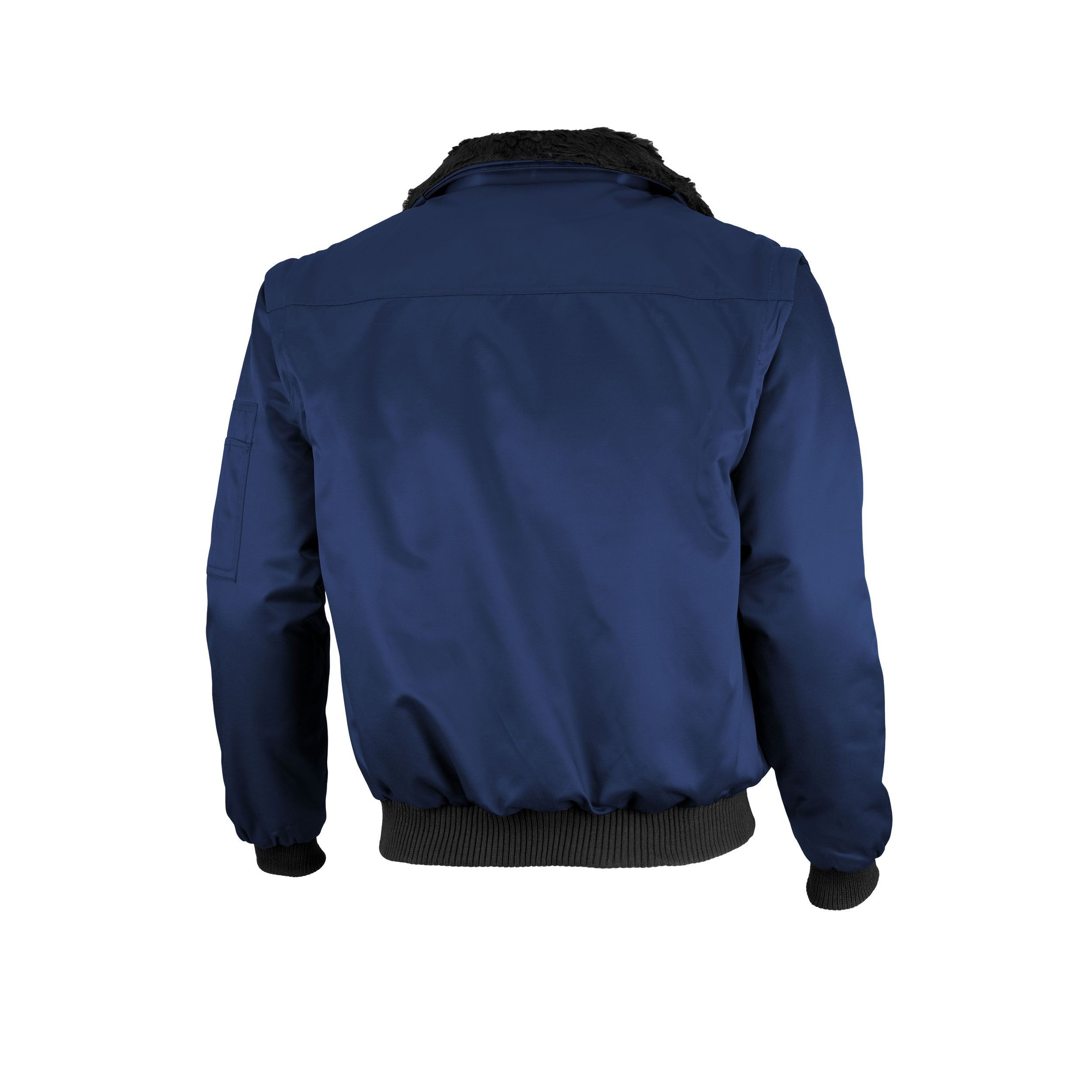 Qualitex Workwear Pilotenjacke Pilotenjacke einfarbig marine, Gr. M günstig online kaufen
