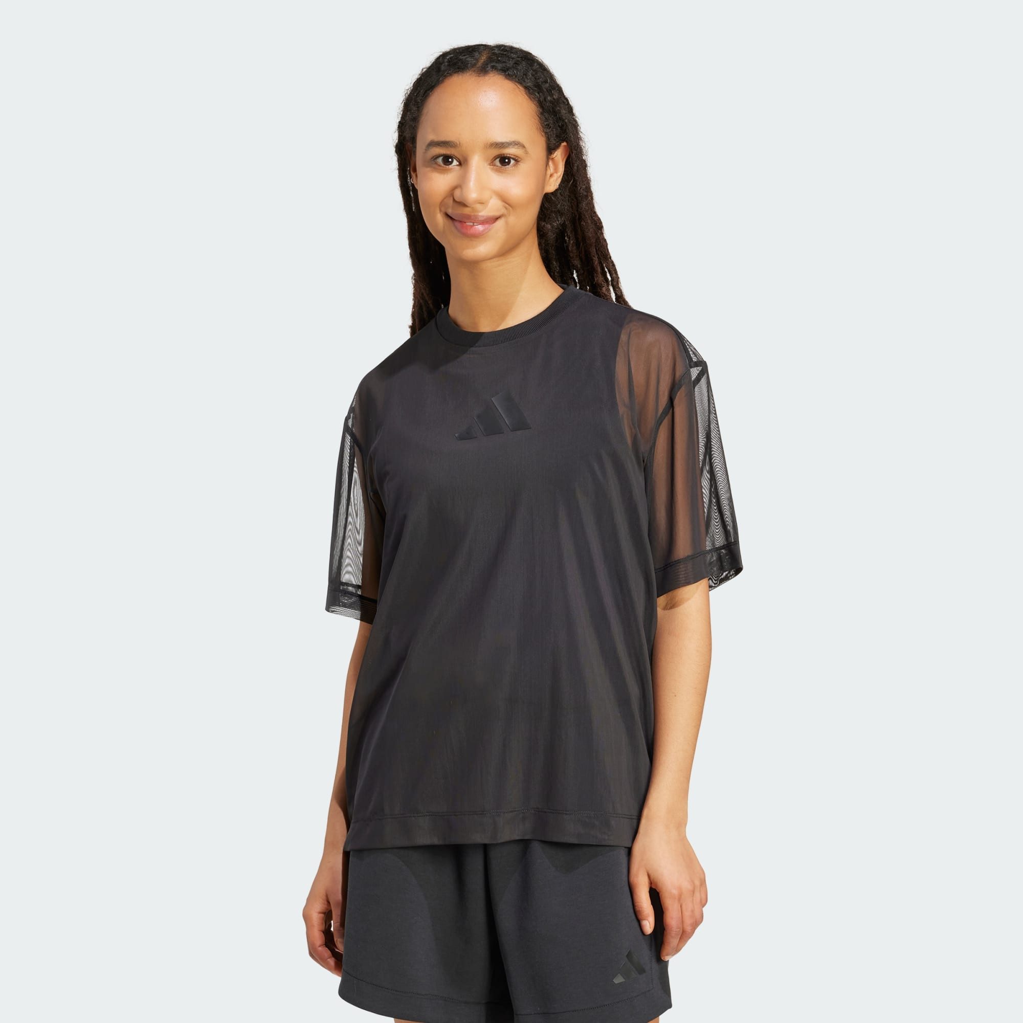 adidas Sportswear T-Shirt SOFT LUX MESH T-SHIRT (1-tlg) günstig online kaufen