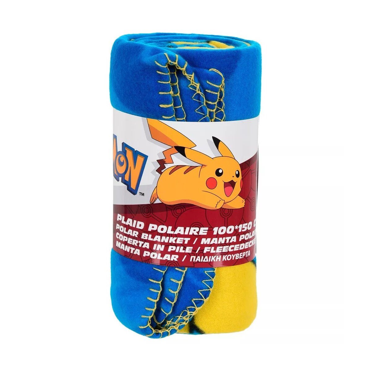 Wohndecke Pokémon Wave Fleecedecke 100x150cm, POKÉMON, Geschenkidee für Mädchen und Jungen