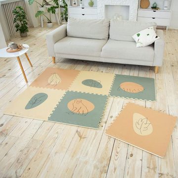 Hakuna Matte Spielmatte Puzzlematte für Babys 1,8x1,2m, 6 XXL-Platten 60x60cm, Krabbelmatte