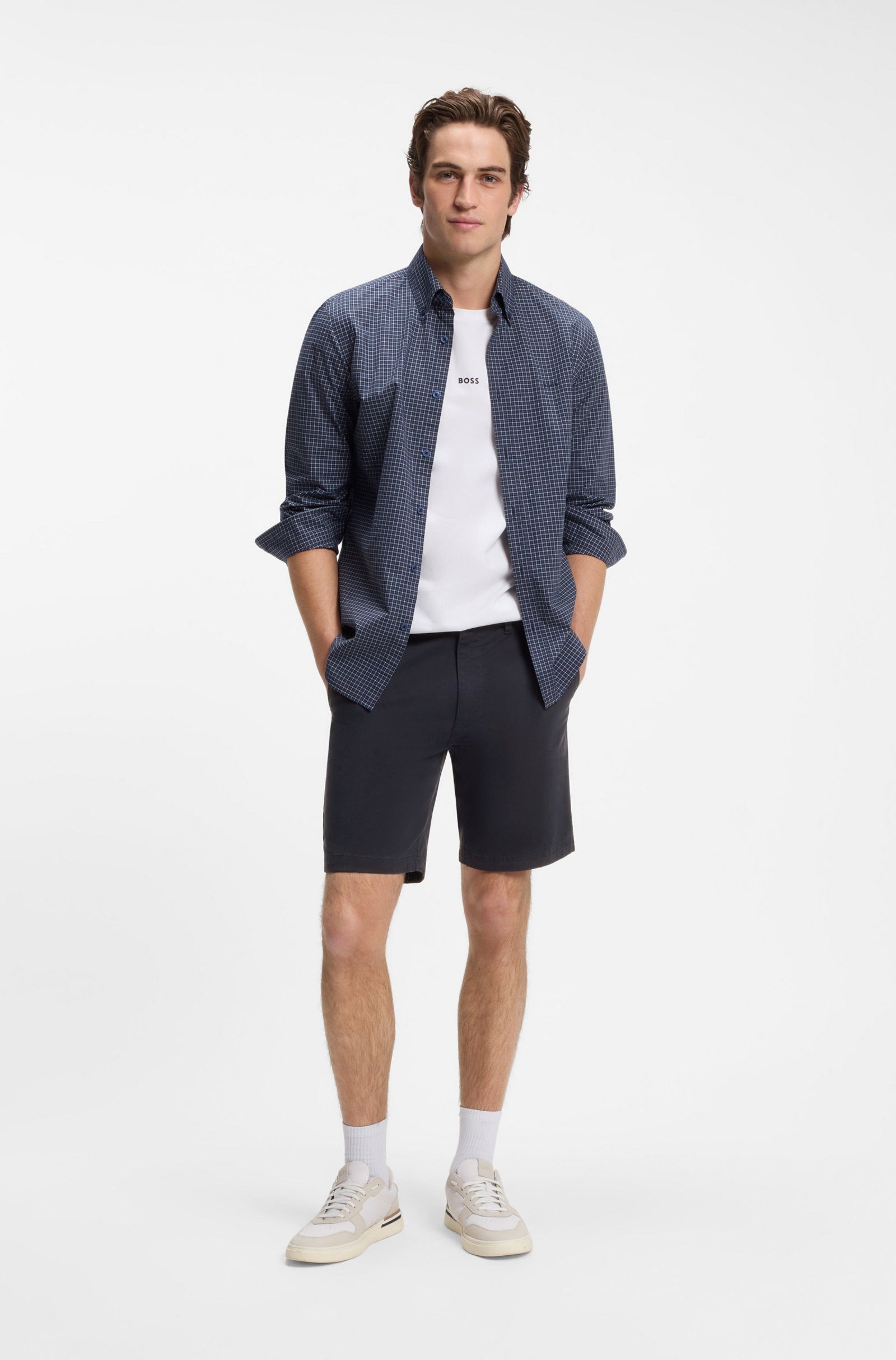 BOSS ORANGE Shorts Chino Slim (1-tlg)