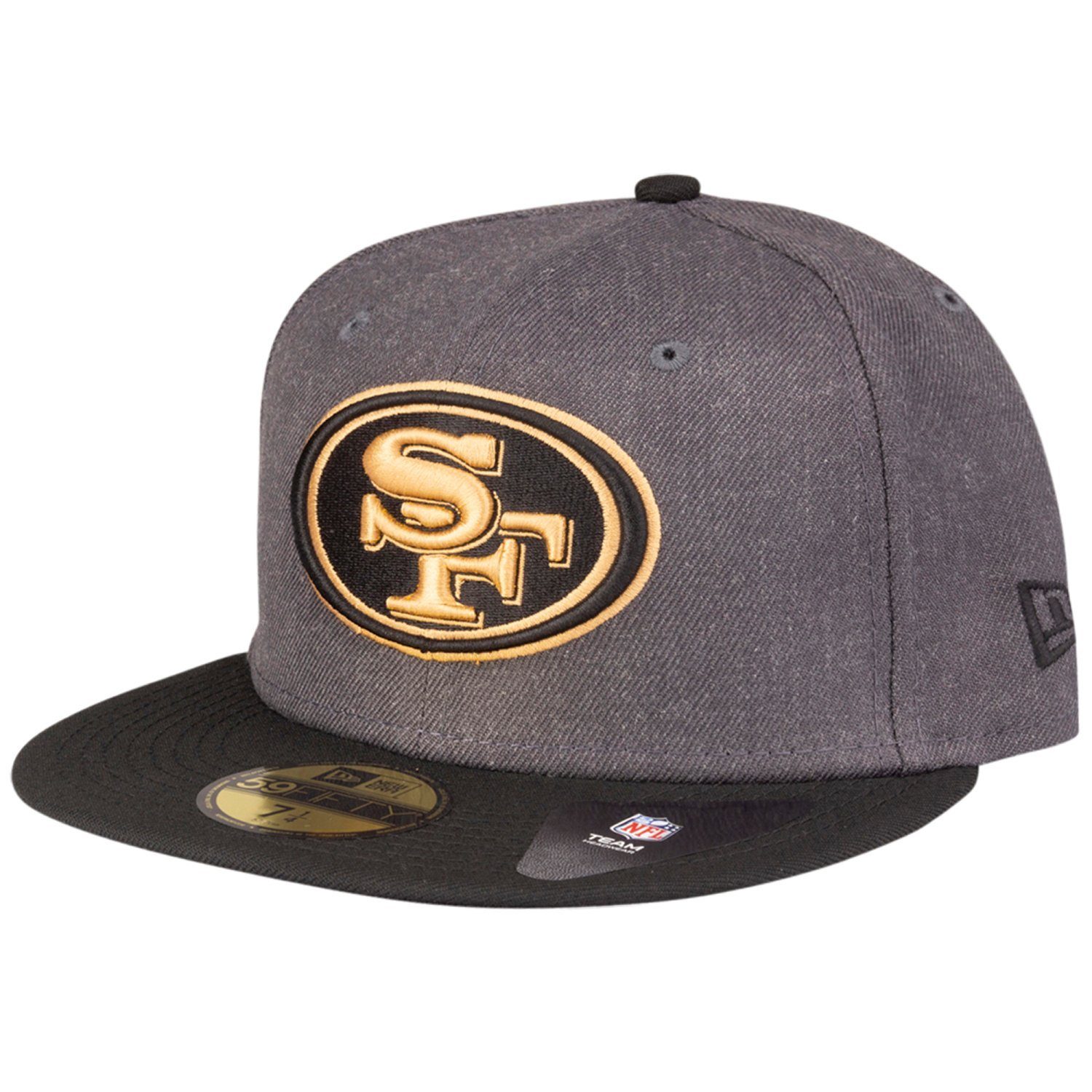 49ers Fitted New Era San Cap 59Fifty HEATHER Francisco GRAPH