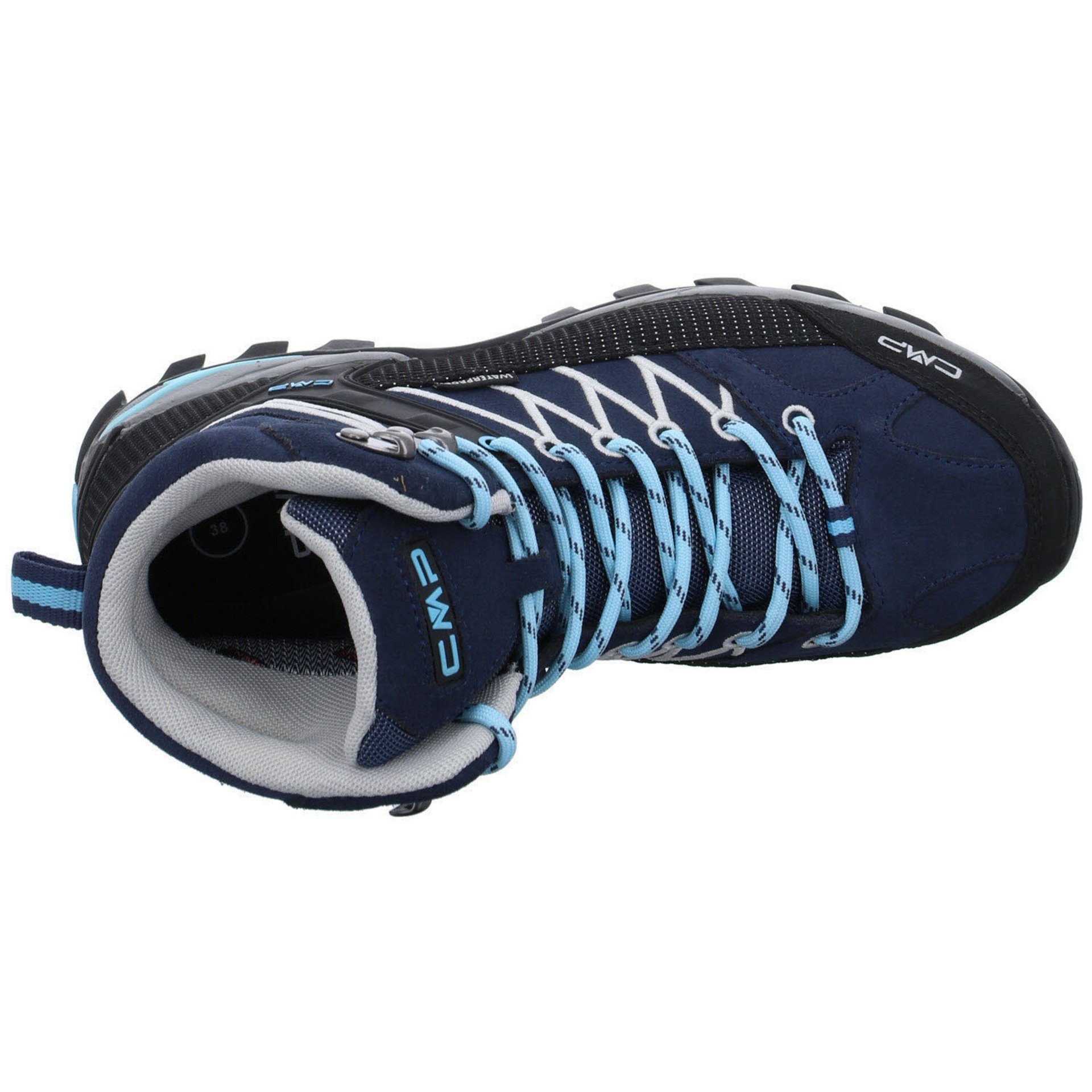 Mid Outdoorschuh Outdoor CAMPAGNOLO blau Outdoorschuh Schuhe Leder-/Textilkombination Rigel Damen CMP