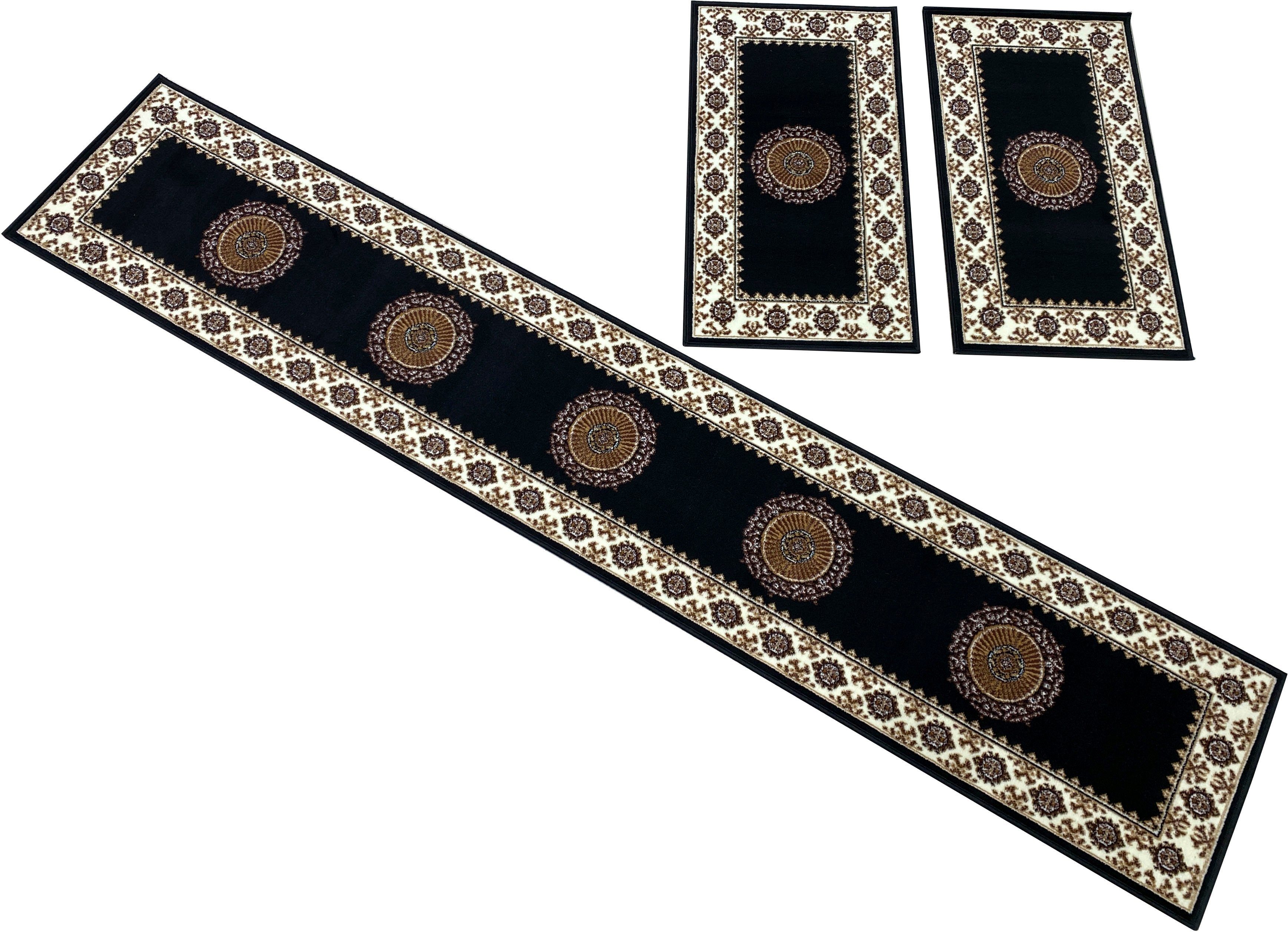 my home Bettumrandung Shari, Made in Belgium, Höhe 7 mm, Orient-Optik, Bettvorleger, Дорожка-Set für das Schlafzimmer