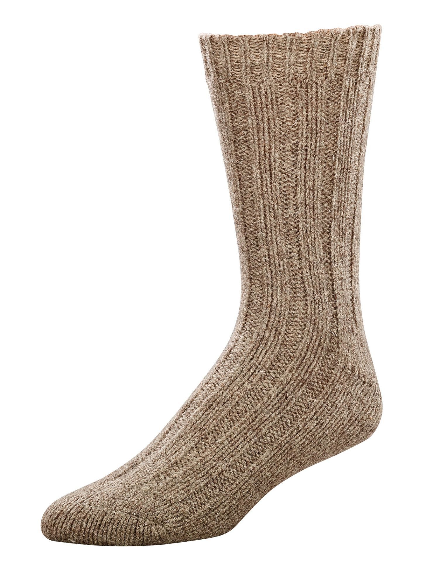 Wowerat Носки Warme Wollsocken 100% "Virgin Wool" Grobstrick Schafwolle (2 Paar)