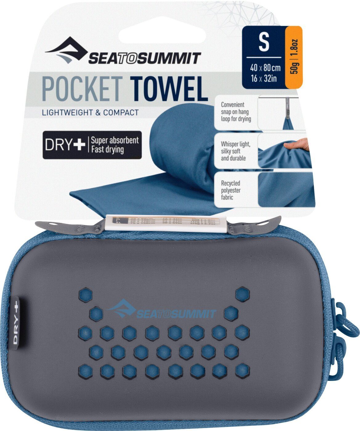 Handtuch MOONLIGHT to summit Towel Pocket sea