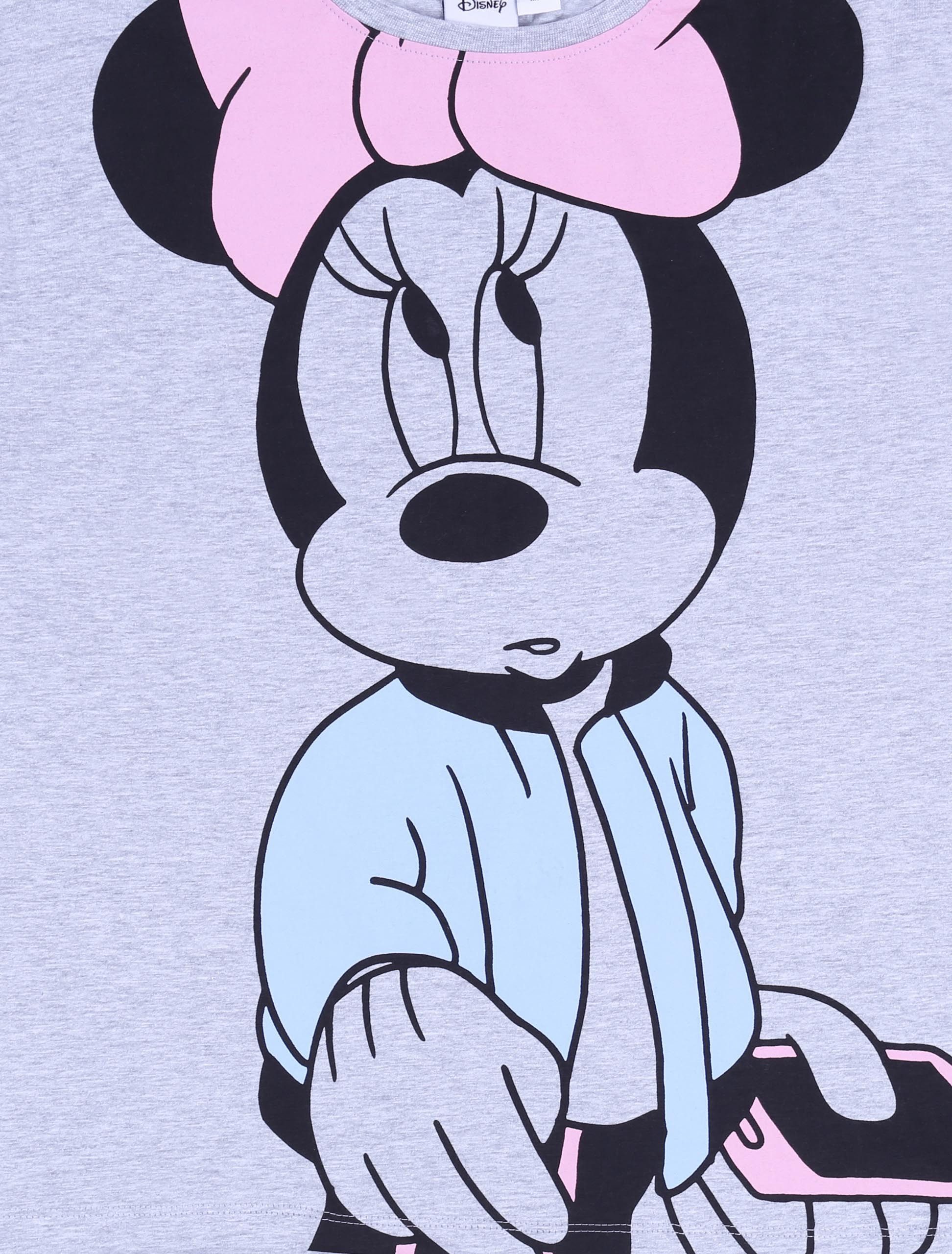 Disney Kurzarmshirt Graues T-Shirt Mickey Mouse DISNEY S