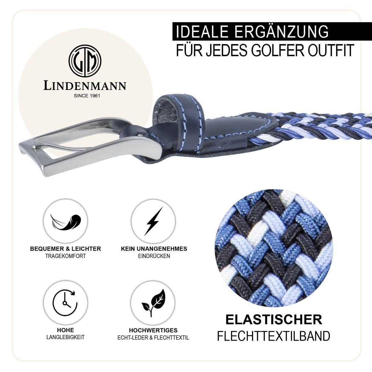 LINDENMANN Stretchgürtel