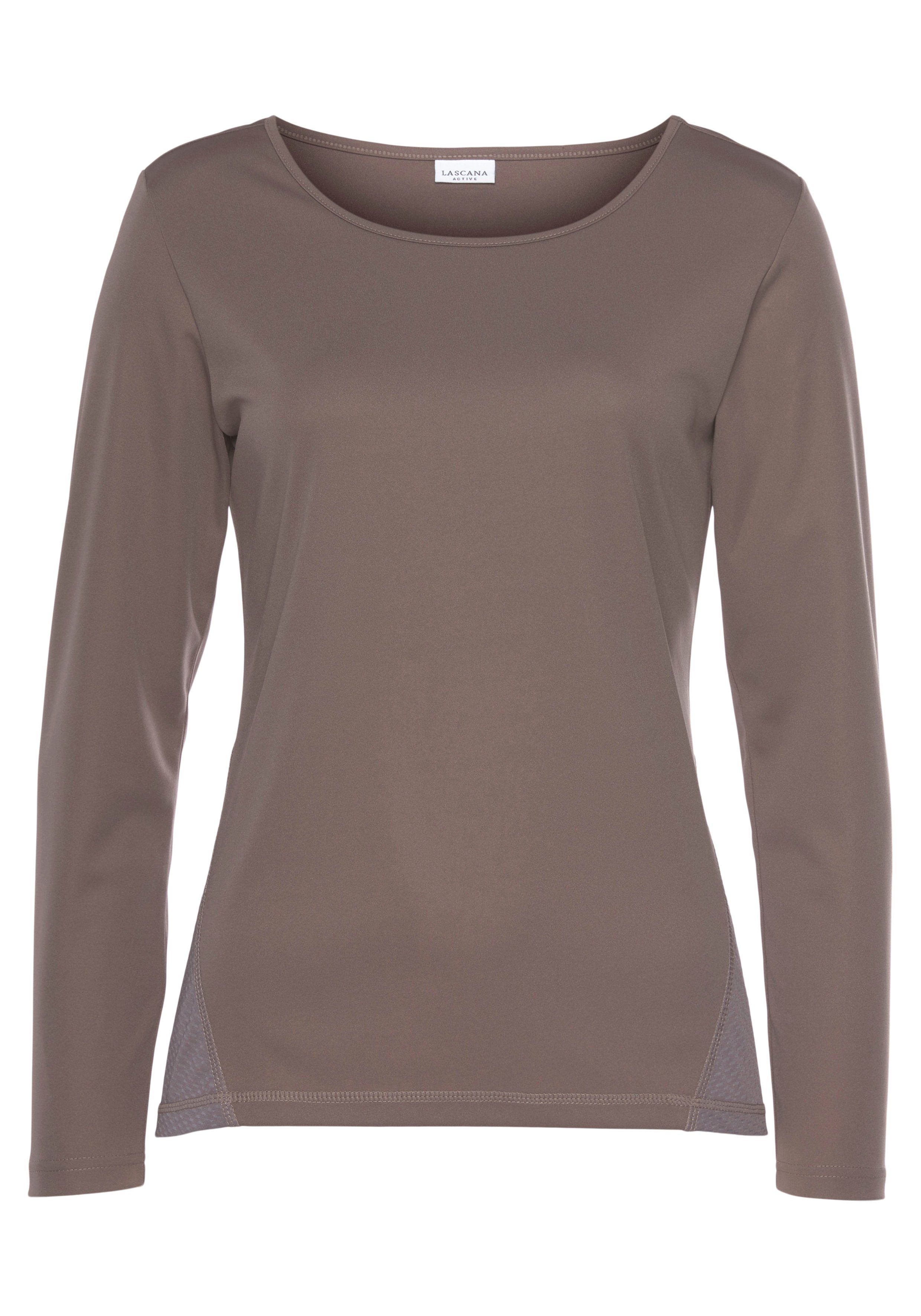 LASCANA ACTIVE Funktionsshirt mit Mesh-Einsatz günstig online kaufen