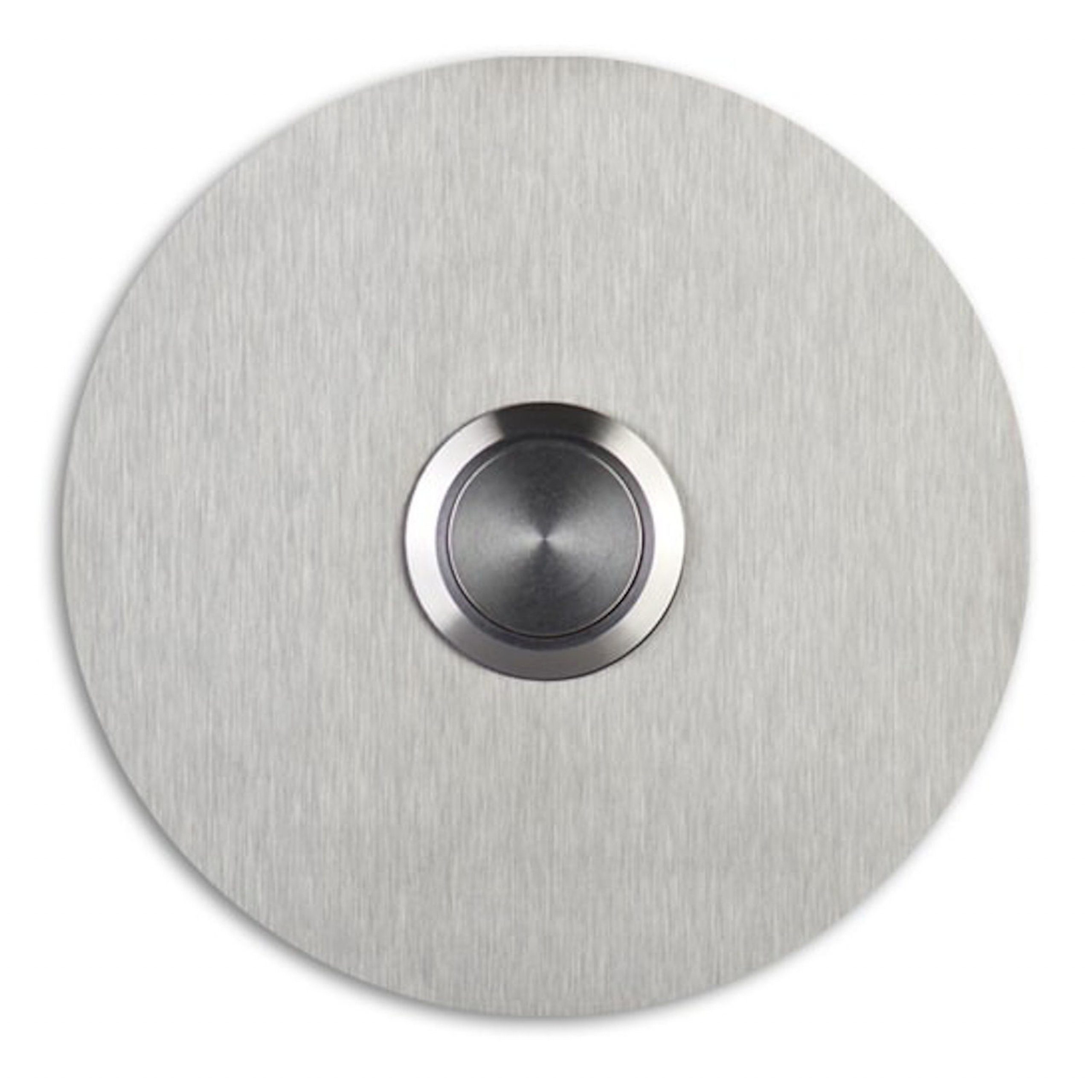 Heibi Metall Türklingel Heibi Klingelknopf SONITO Edelstahl rund 7,4 cm ...