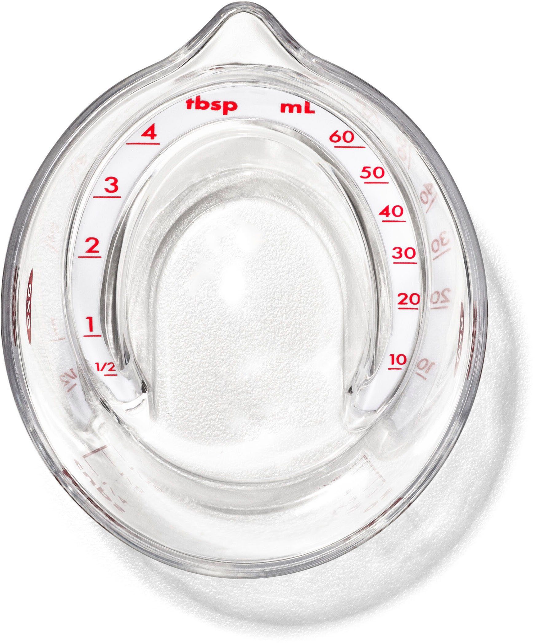 OXO Good Grips Messbecher, Kunststoff, 60 ml, spülmaschinenfest