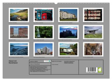CALVENDO Wandkalender Irland mit Nordirland (Premium, hochwertiger DIN A2 Wandkalender 2023, Kunstdruck in Hochglanz)