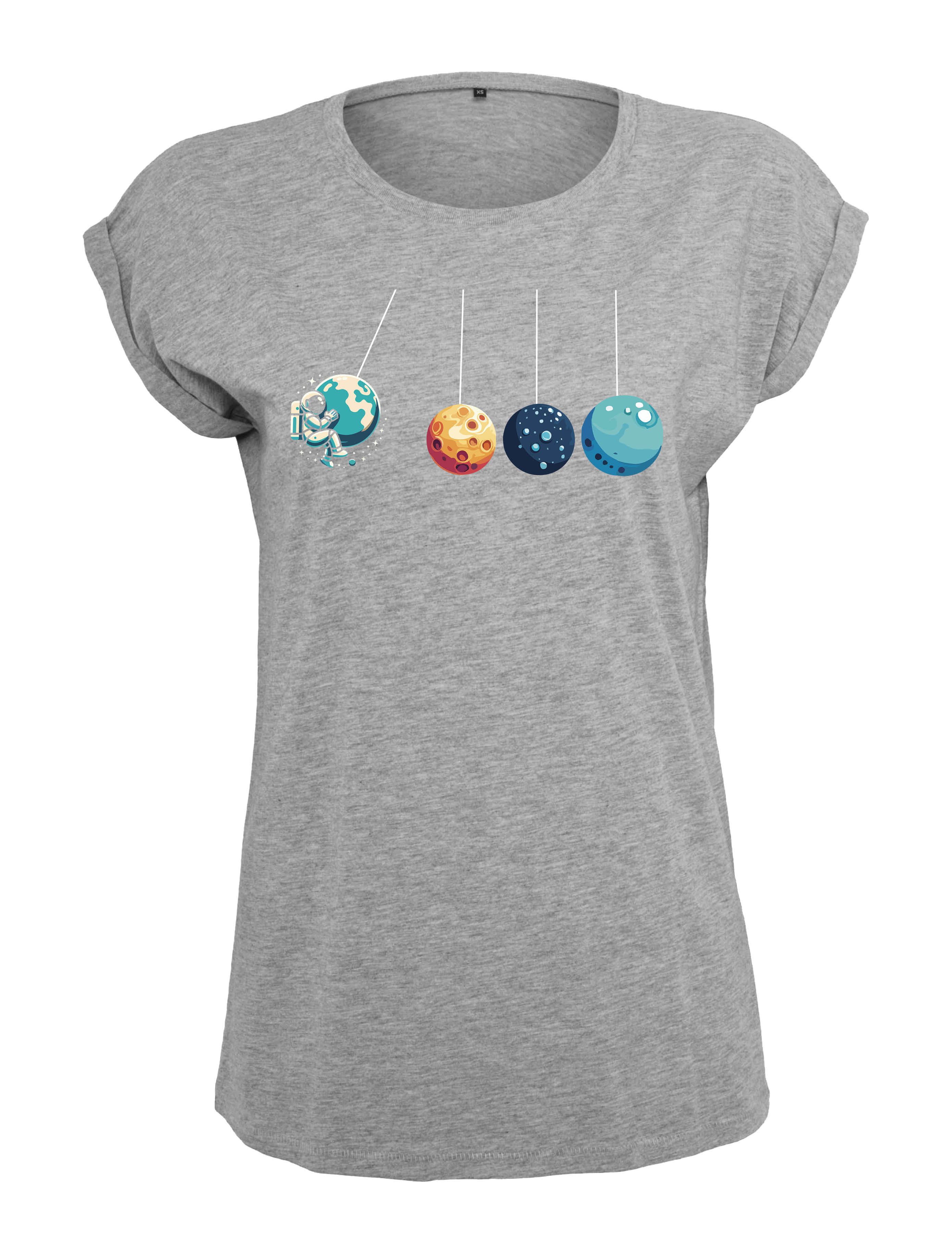Youth Designz Print-Shirt "Planeten Universum" Damen T-Shirt Statement Gesc günstig online kaufen
