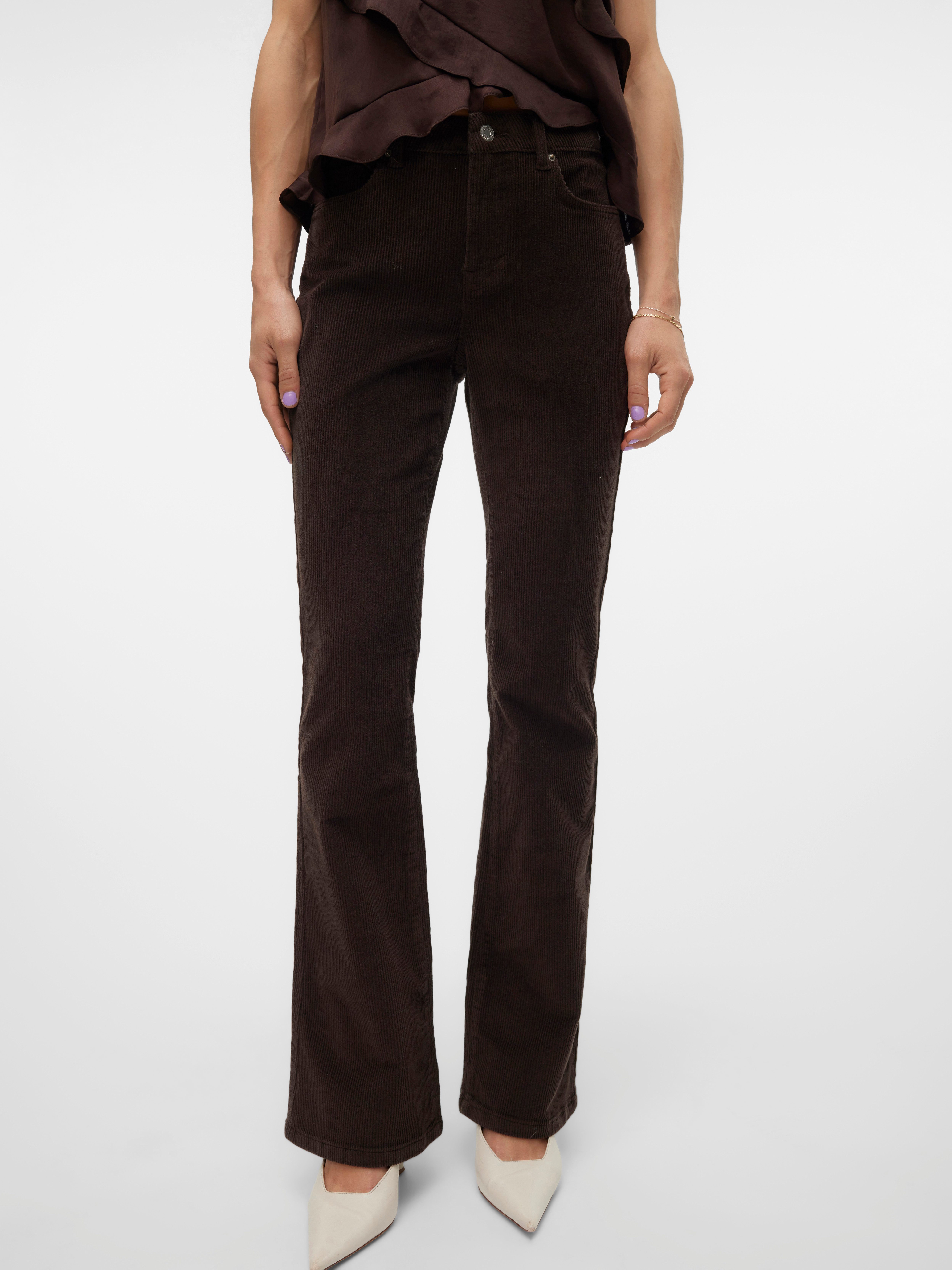 Vero Moda Bootcut-Jeans VMFLASH MR FLARED CORDUROY PANTS NOOS günstig online kaufen