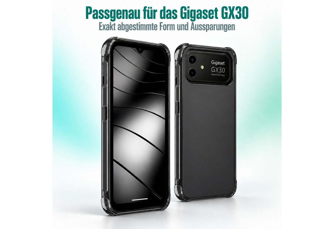 caseroxx Handyhülle TPU-Hülle für Gigaset GX30 Gerätabhängig 5,0 - 7,0 Zoll, dünn und flexibel