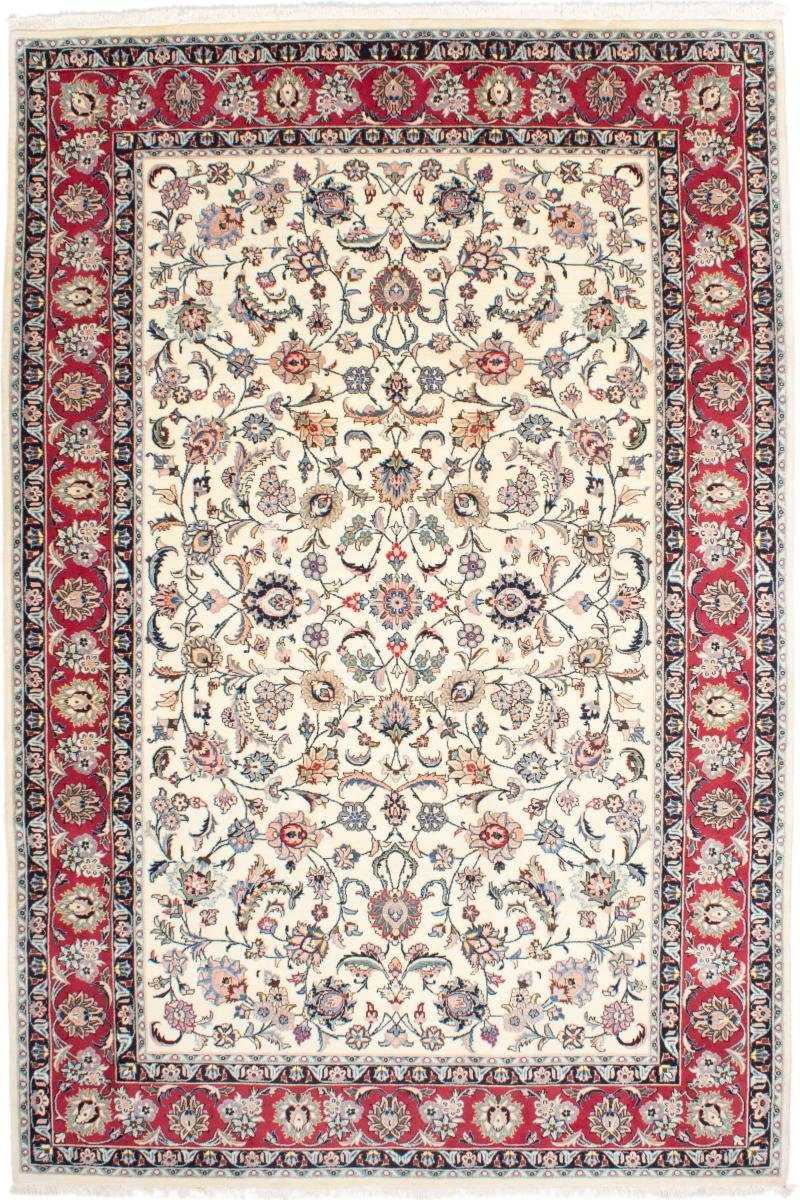 Orientteppich Mashhad 196x294 Handgeknüpfter Orientteppich / Perserteppich, Nain Trading, rechteckig, Höhe: 12 mm