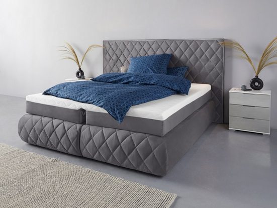 PLACES OF STYLE Boxspringbett ALARIC - Einrichtungsbeispiel