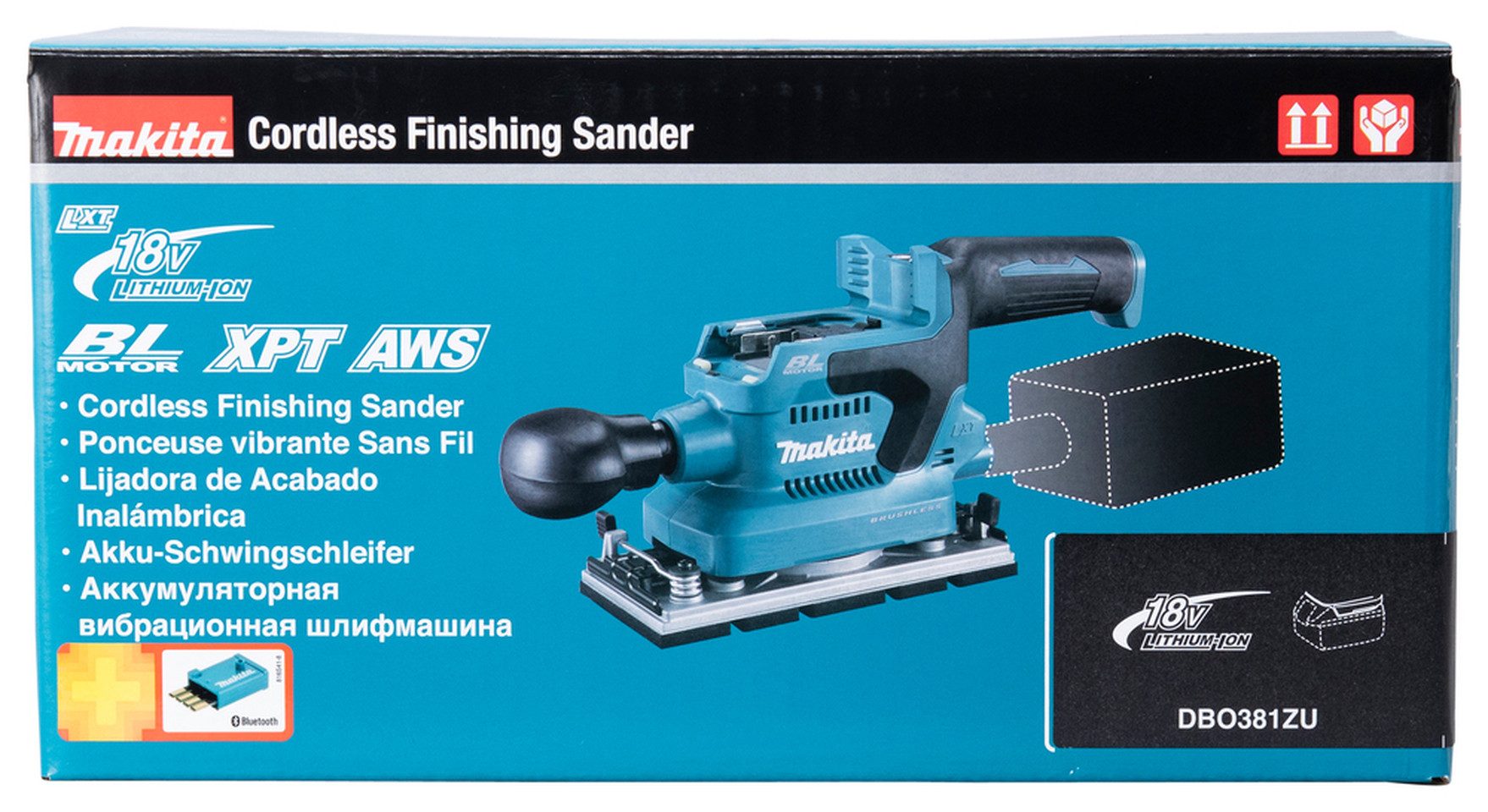 Makita Akku-Schwingschleifer DBO381ZU