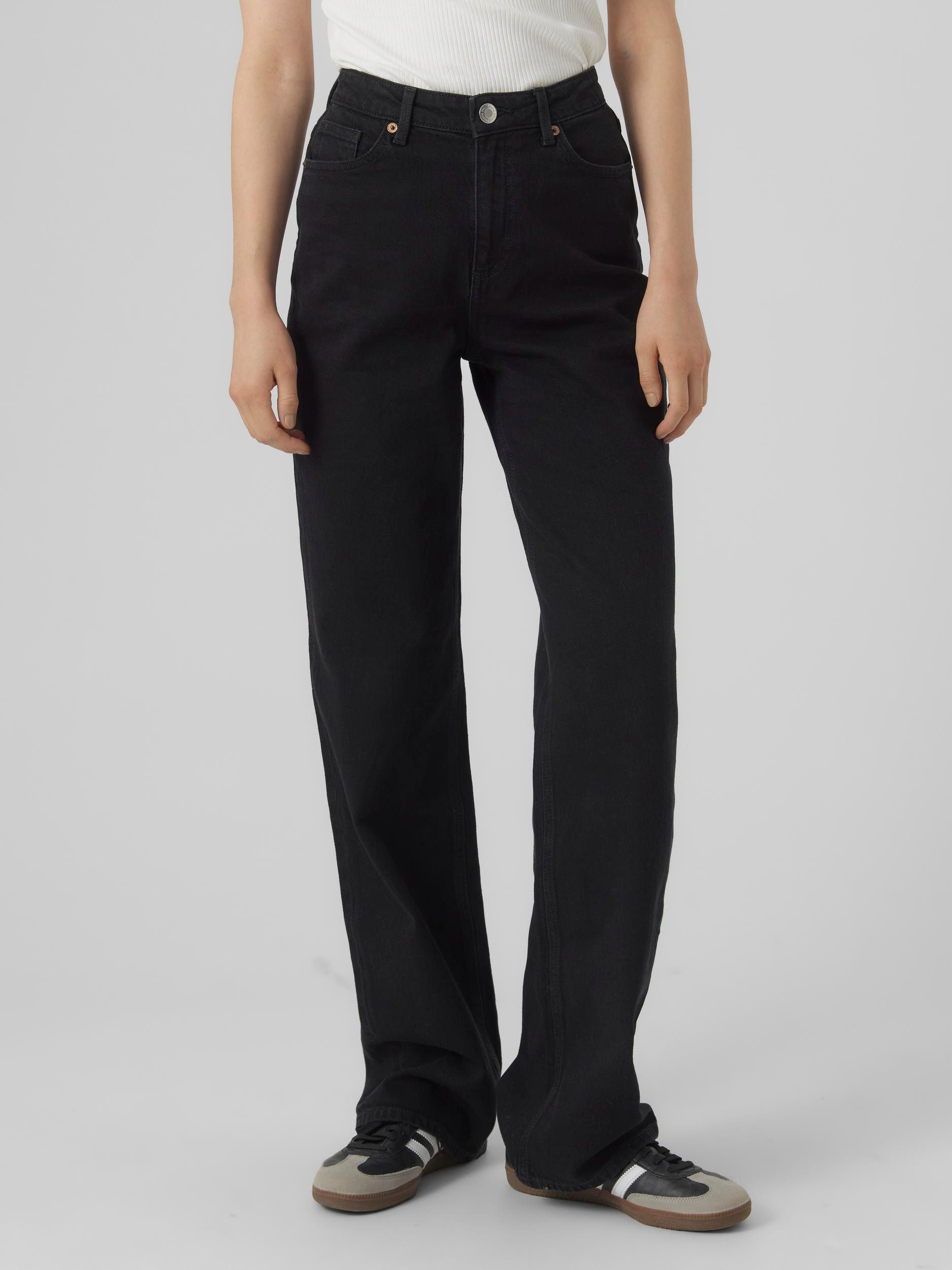High-waist-Jeans VMTESSA HR WIDE JEANS RA118 GA NOOS