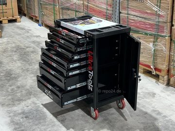 UltraToolz Werkzeugwagen Werkstattwagen befüllt 7/7 + Drehmomentschlüssel Werkzeugwagen, Inkl. Drehmomentschlüssel