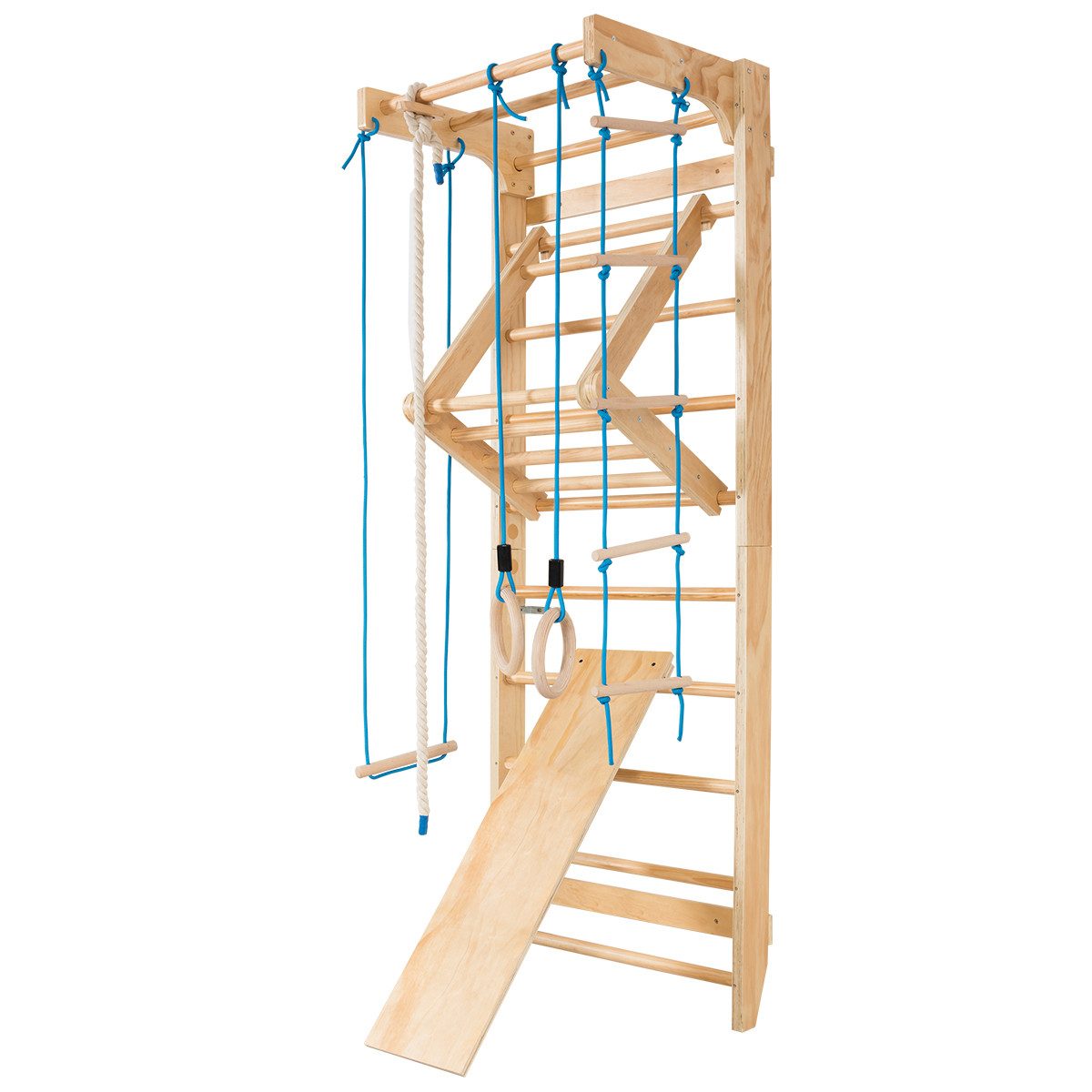 COSTWAY Kletter-Trainingsgerät, mit Montagezubehöre, 220x80x60cm