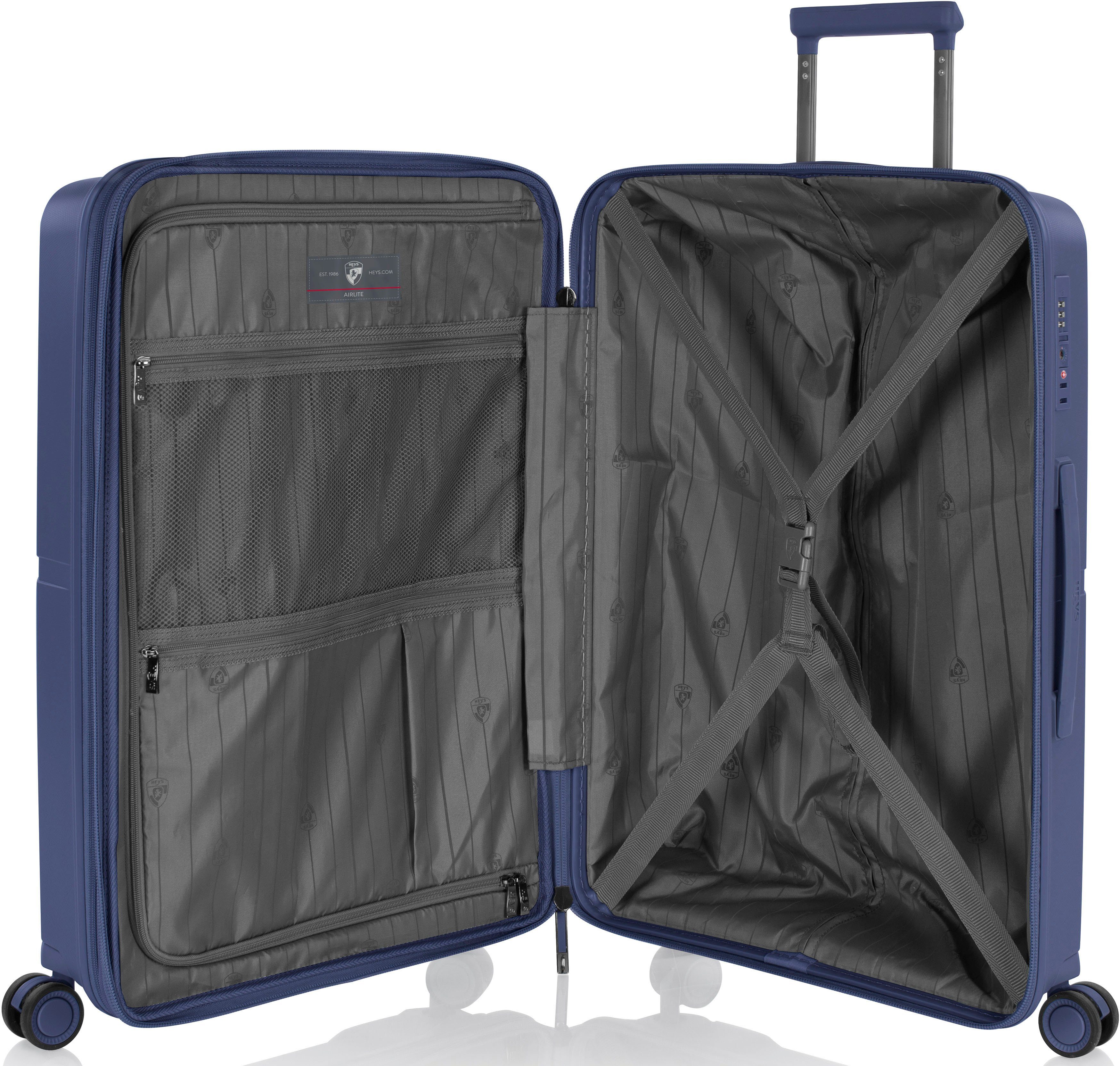 Heys Hartschalen-Trolley AirLite, verschiedene Größen und Farben, 4 Rollen, Heys Hartschalen-Koffer TSA Schloss