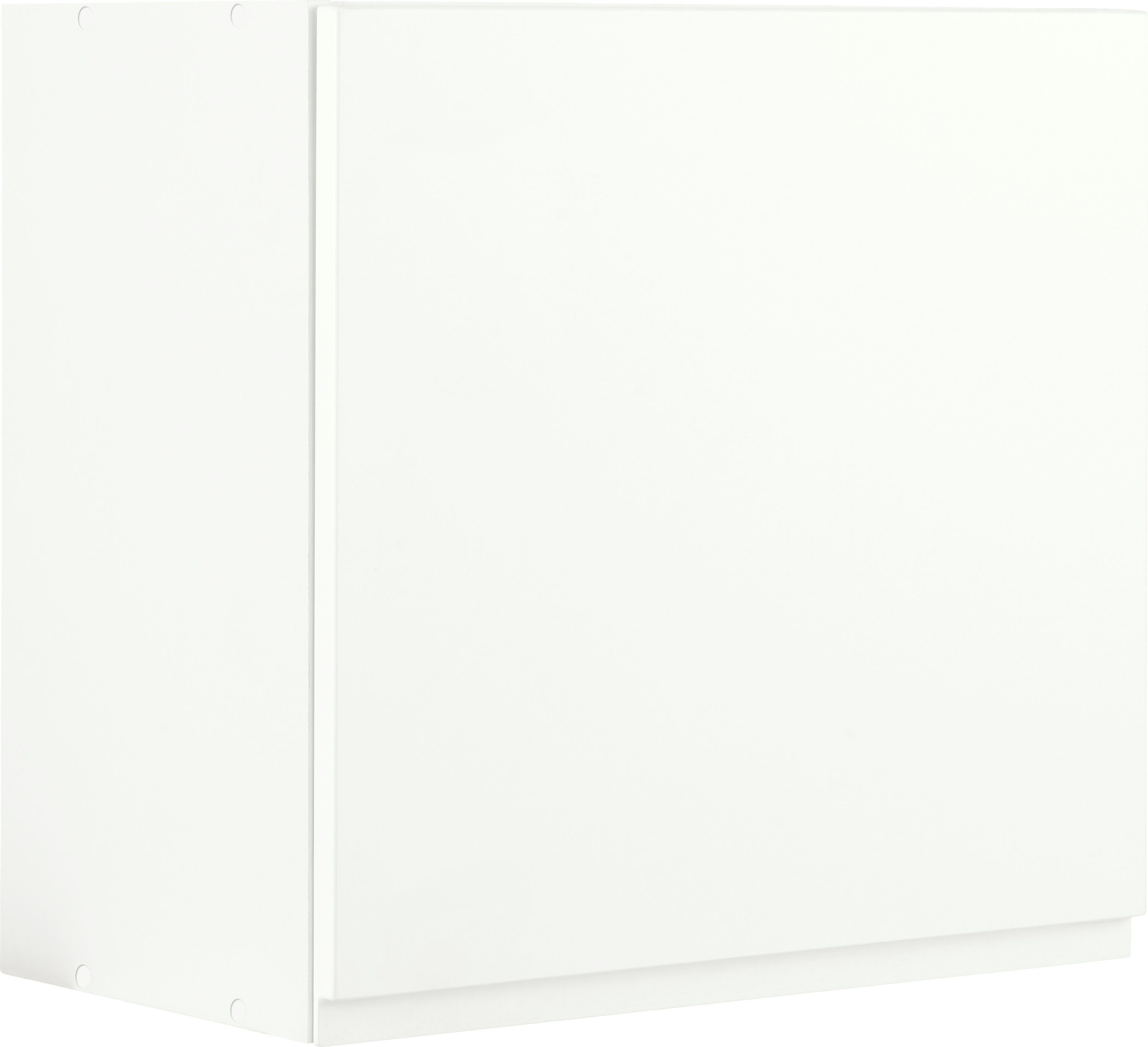 HELD MÖBEL Hängeschrank Virginia 57 weiß 60 cm Tür, hochwertige 1 MDF-Fronten weiß hoch, breit, Einlegeboden, Hochglanz | cm